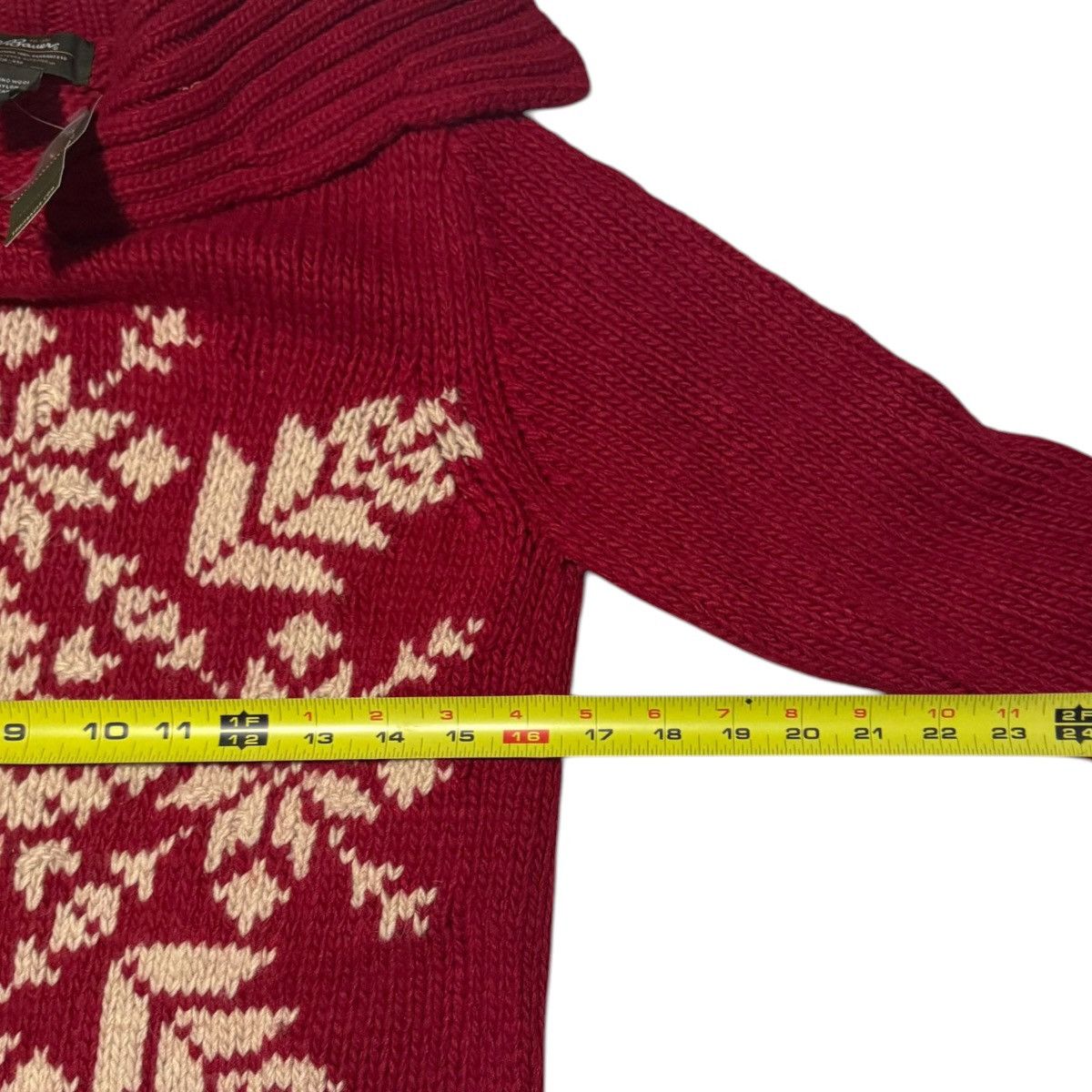 Eddie Bauer NWT Eddie Bauer Snowflake Red Sweater Women's Small Size S / US 4 / IT 40 - 5 Thumbnail