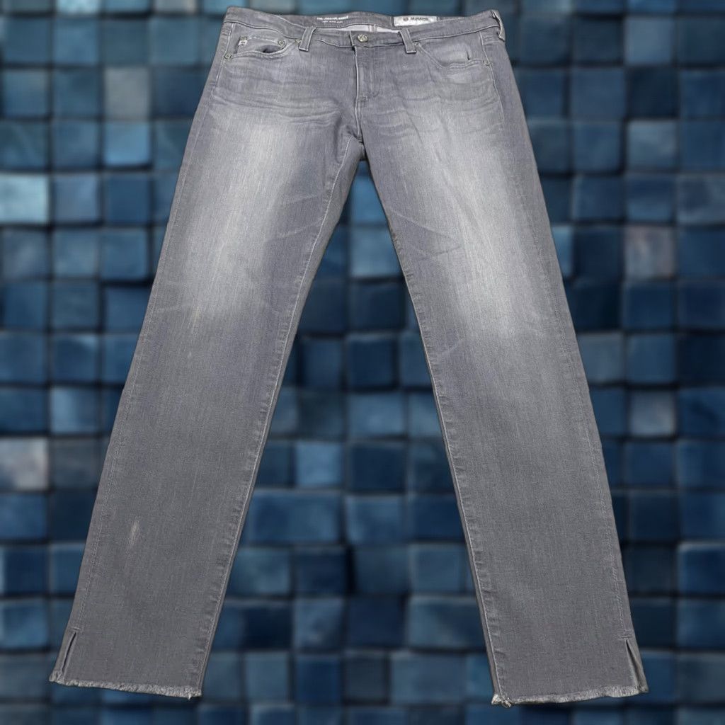 Denime AG Adriano Goldschmied Jeans Womens 30 Gray Medium Wash Jegging Denim 5-Pocket Stretch Size 30" / US 8 / IT 44 - 1 Thumbnail