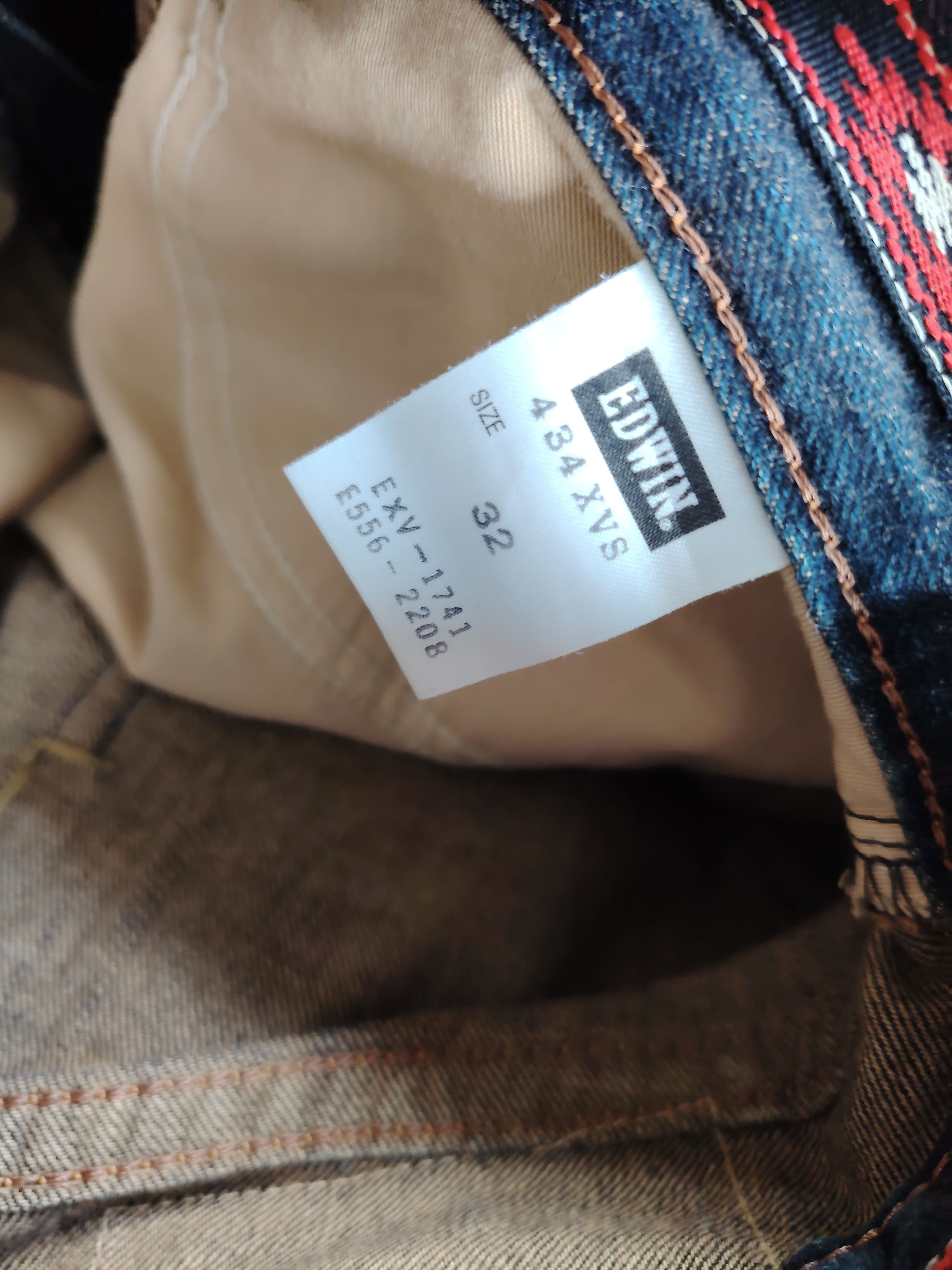Edwin 💥Flare💥EDWIN EXCLUSIVE VINTAGE DISTRESSED DENIM Size US 33 - 16 Thumbnail
