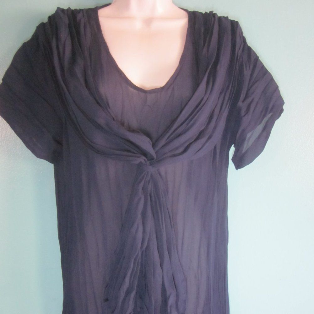 Vintage Young Edwardian Blue Vintage Dress Size L Size L / US 10 / IT 46 - 8 Thumbnail