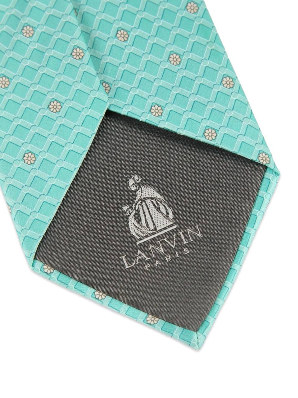 Lanvin LANVIN PARIS Silk tie with pattern Size ONE SIZE - 5 Thumbnail