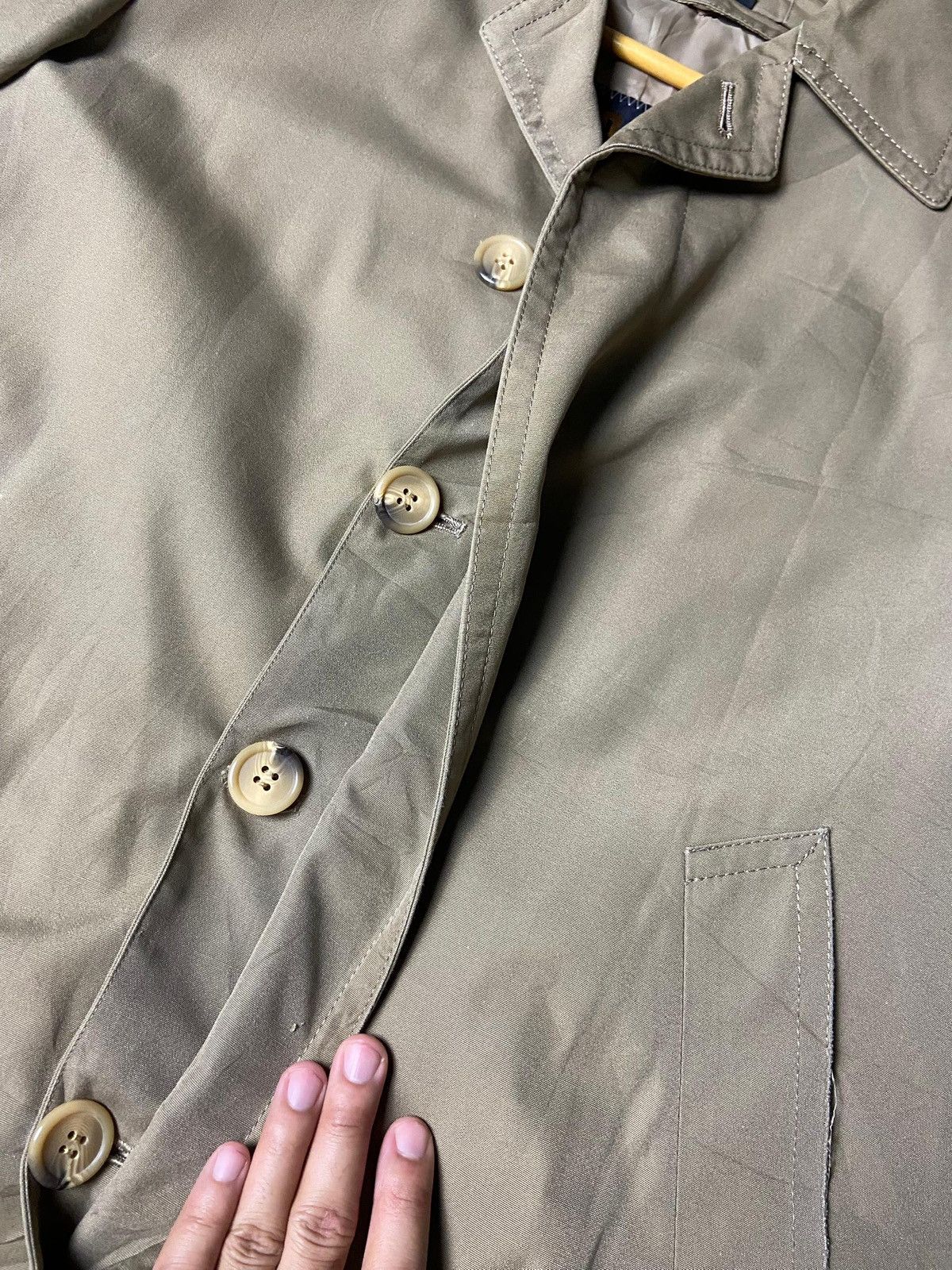 DAKS Vintage DAKS Long Coat with Hidden Button (163) Size US S / EU 44-46 / 1 - 11 Thumbnail