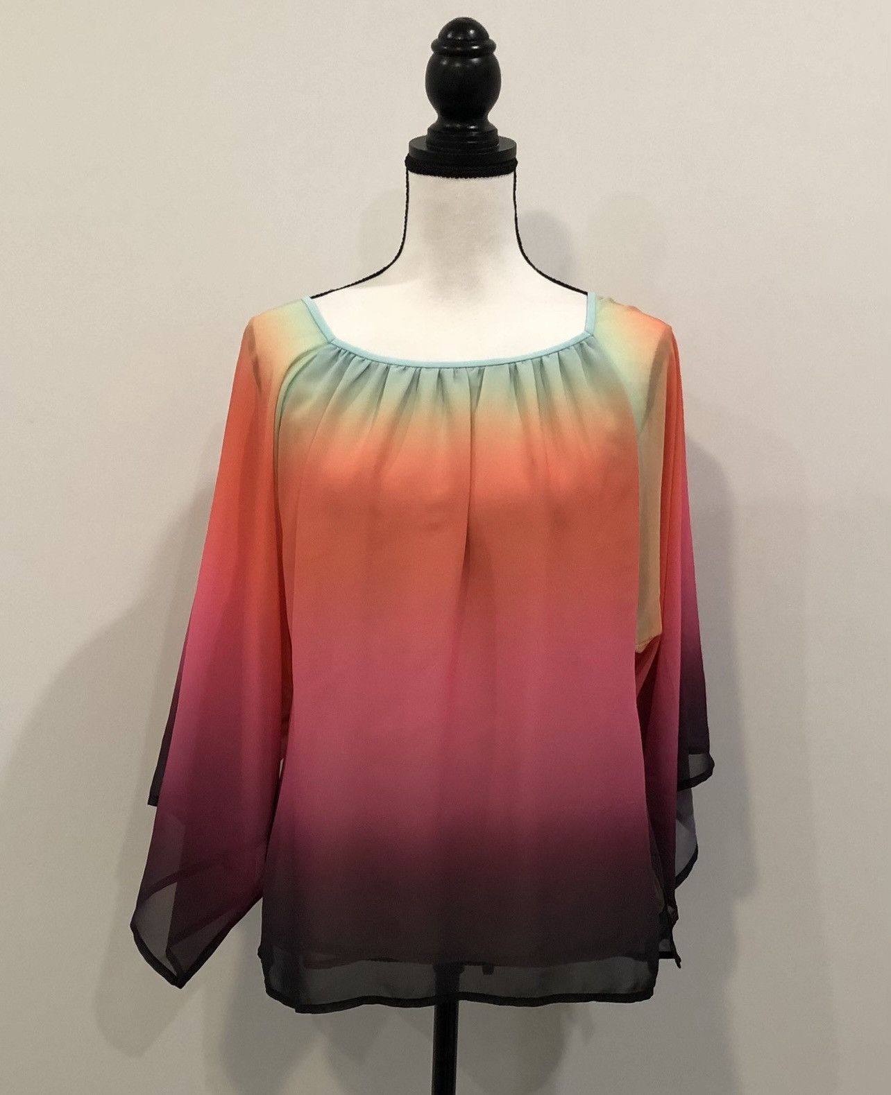 image of Trina Turk Flowy Blouse in Pink, Women's (Size Medium)