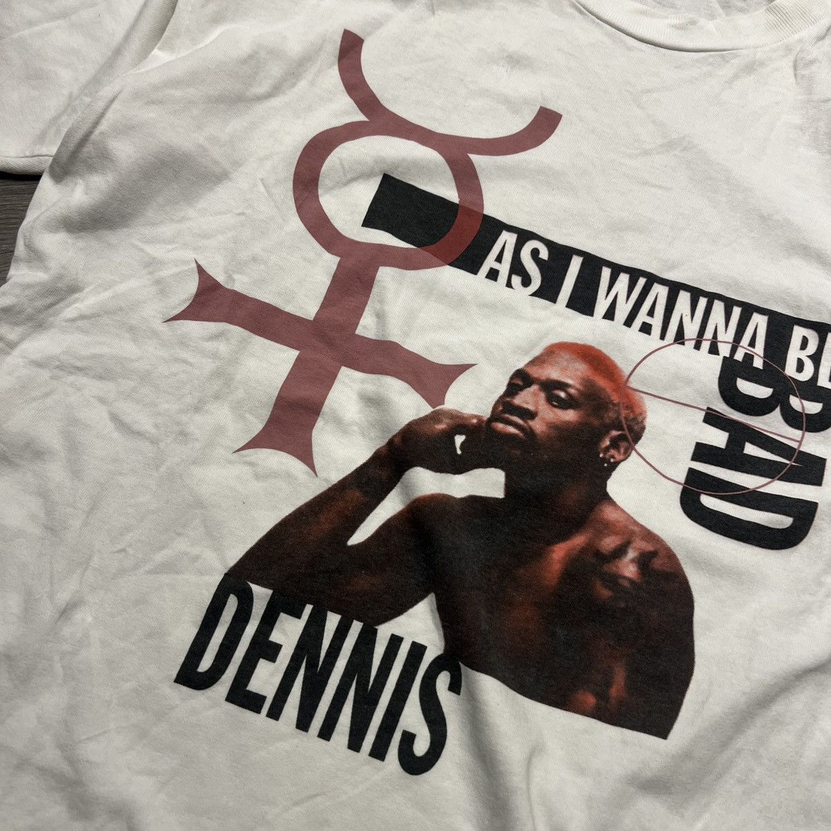 Vintage Rare Dennis Rodman Bad as I wanna be T shirt vintage Size US L / EU 52-54 / 3 - 2 Thumbnail