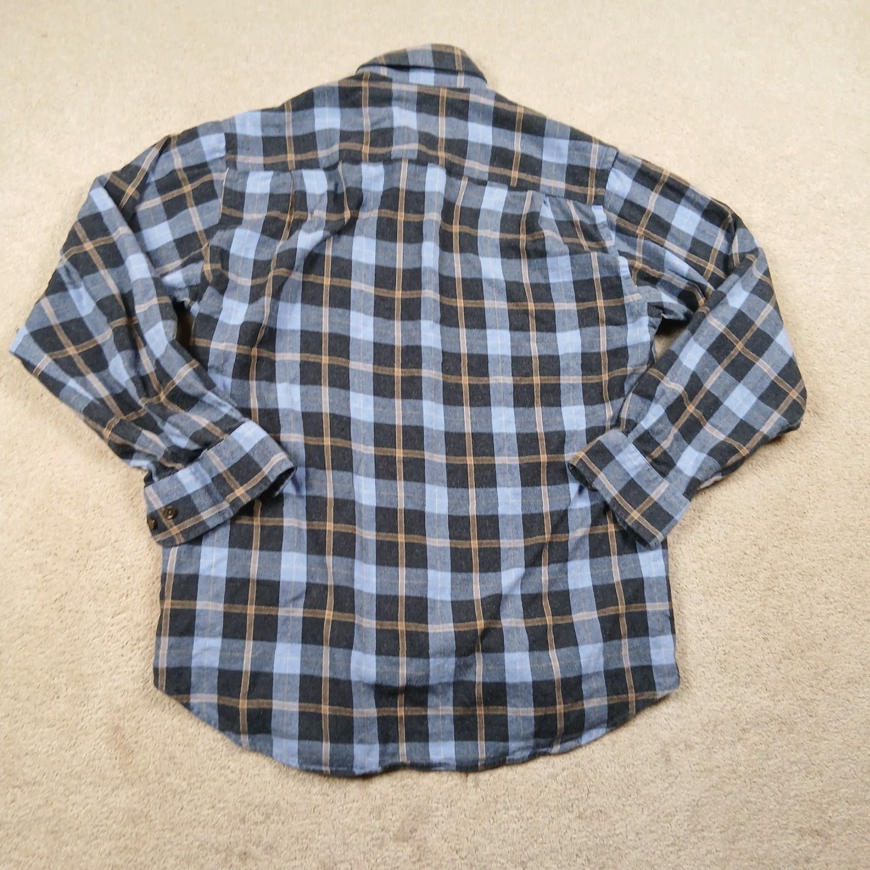 Orvis Orvis Signature Button Up Flannel Shirt Mens Medium Blue Plaid Shirt Long Sleeve casual Workwear Size US M / EU 48-50 / 2 - 3 Thumbnail