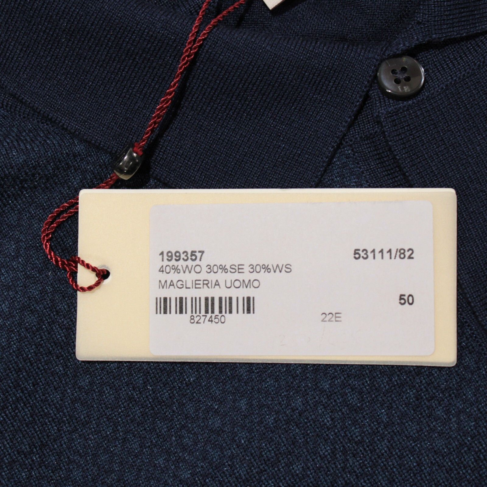 Luciano Barbera Luciano Barbera Sweater Size US M in Blue Size US M / EU 48-50 / 2 - 7 Thumbnail