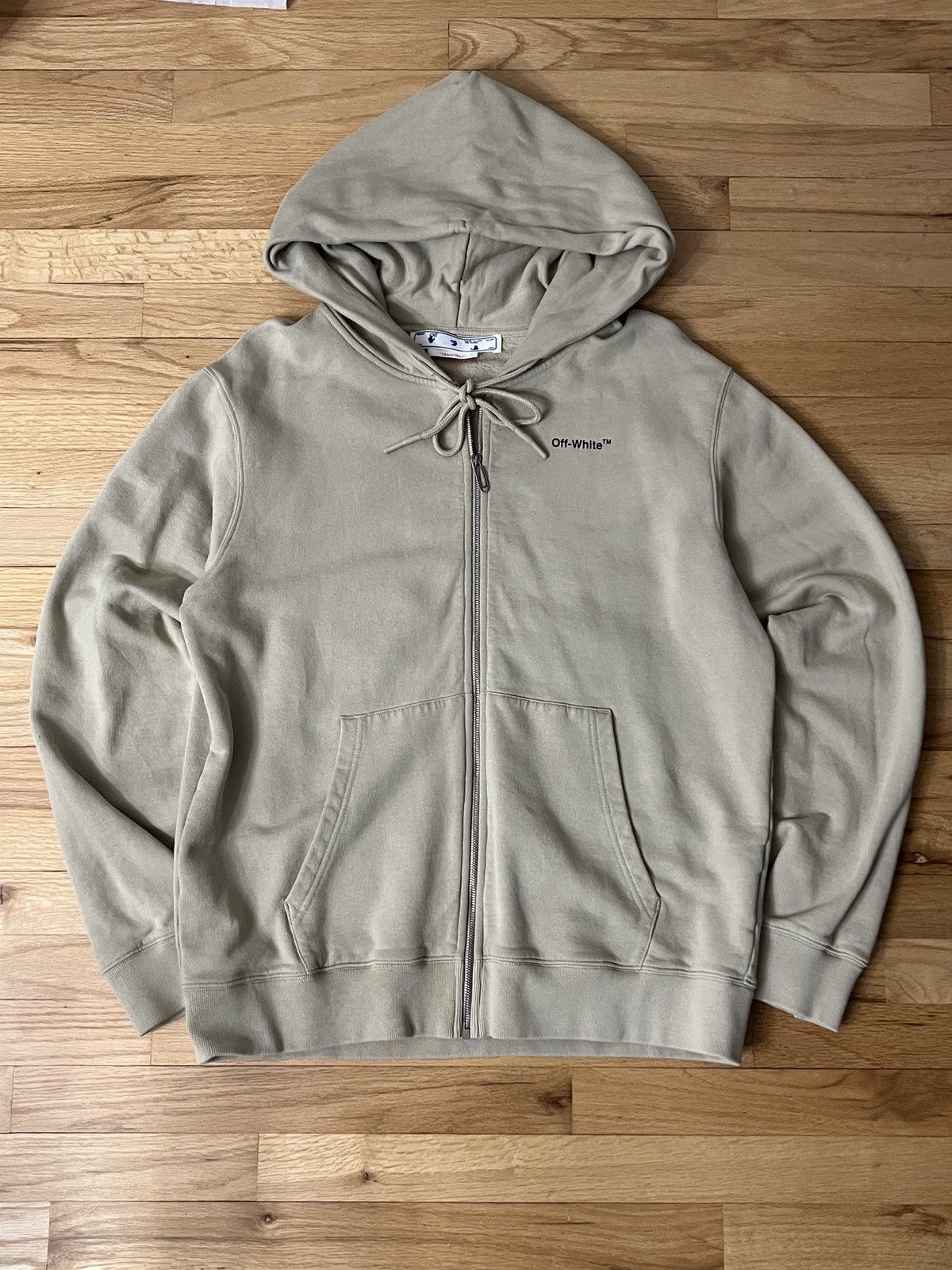Off-White Off-White Caravaggio Arrows Zip Up Hoodie | Grailed