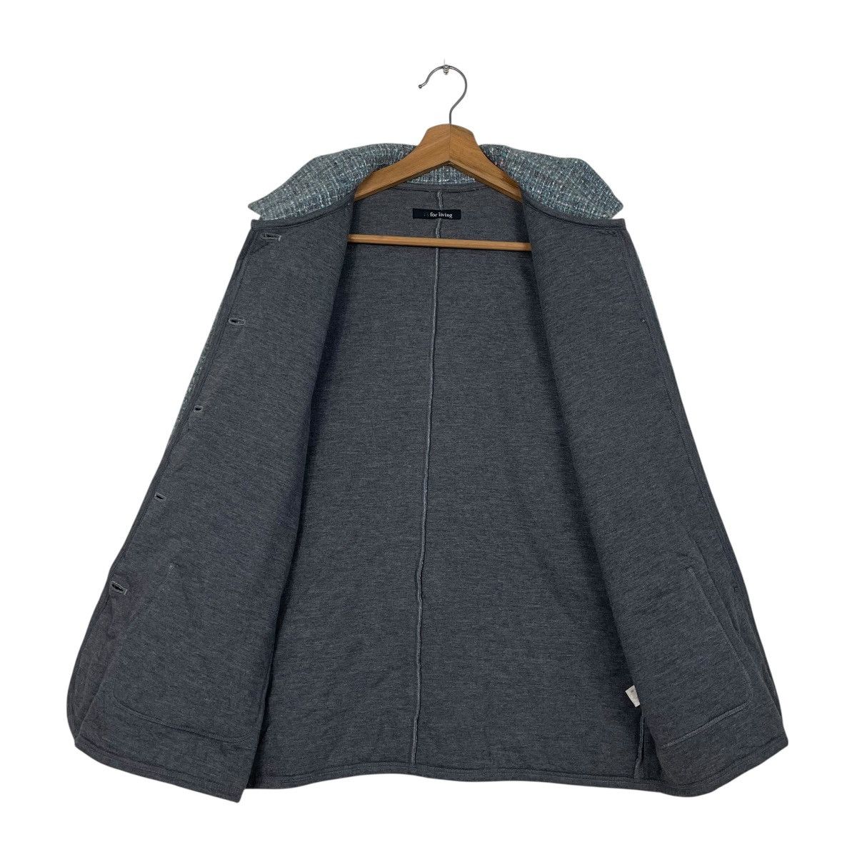 Yohji Yamamoto Yohji Yamamoto Y’s For Living Tweed Wool Jacket Size M / US 6-8 / IT 42-44 - 11 Thumbnail