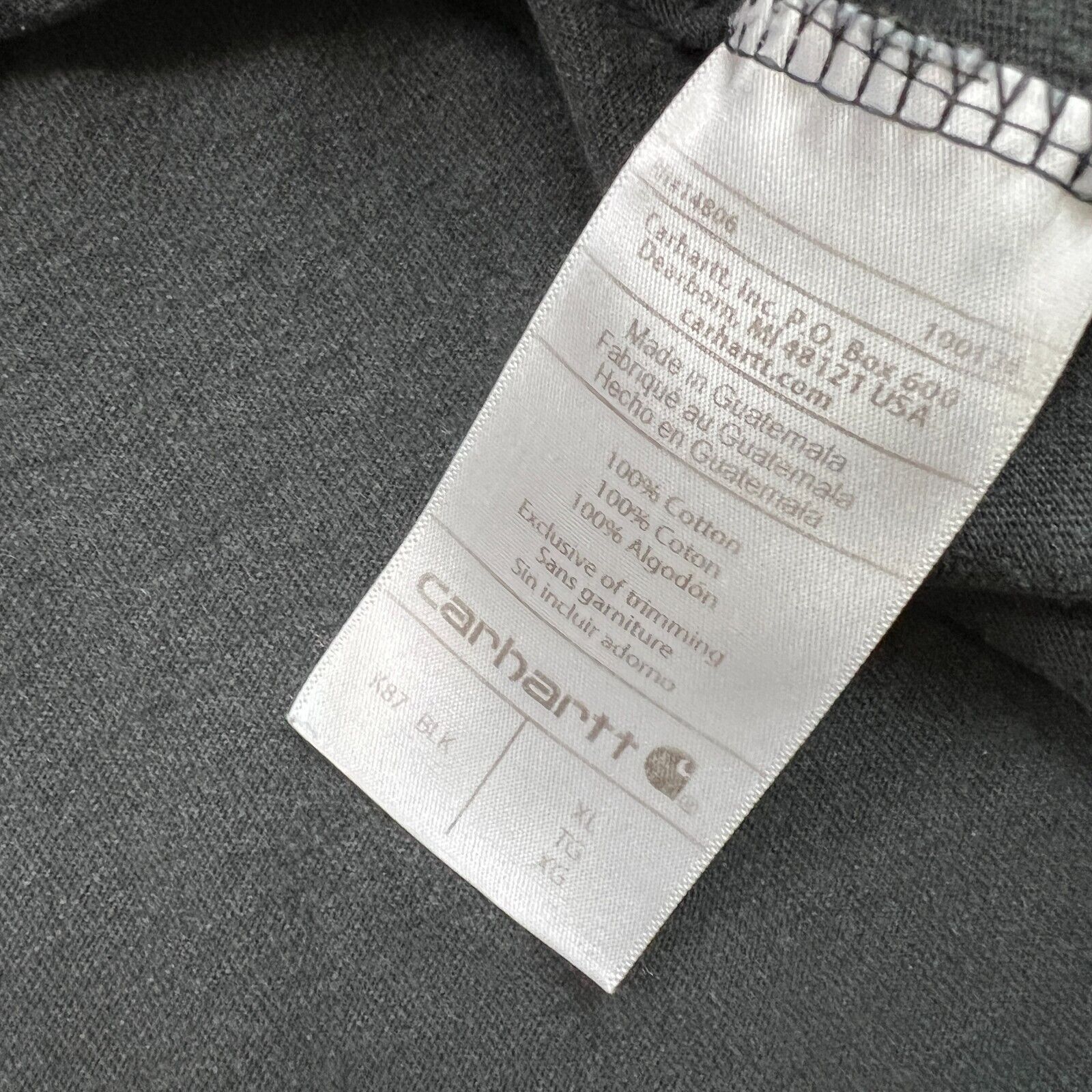 Carhartt × Vintage Carhartt T Shirt Loose Fit Workwear Short Sleeve Pocket Tee Size US XL / EU 56 / 4 - 6 Thumbnail