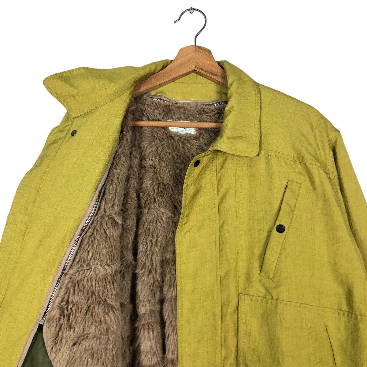 Japanese Brand × Vintage 📌VINTAGE BOMBER JACKET CROCODILE MINK FUR BLANKET Size US M / EU 48-50 / 2 - 11 Thumbnail