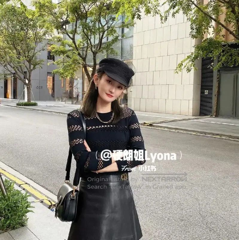 Dior Dior Black Cotton Long Sleeve Pullover Sweater . Size S / US 4 / IT 40 - 6 Thumbnail