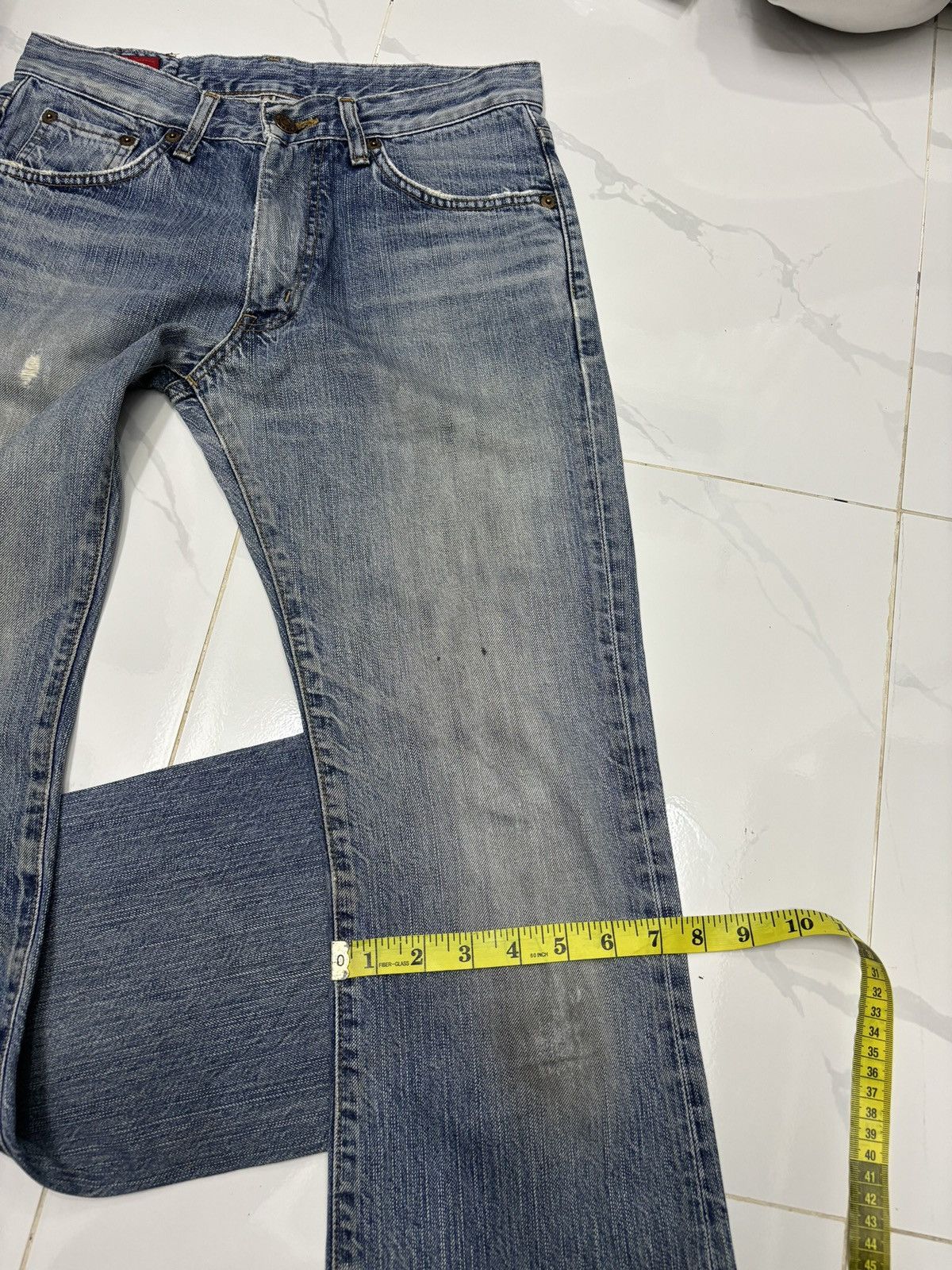 Edwin EDWIN REBEL BOOTCUT DISTRESSED FLARE DENIM JEANS Size US 29 - 15 Thumbnail