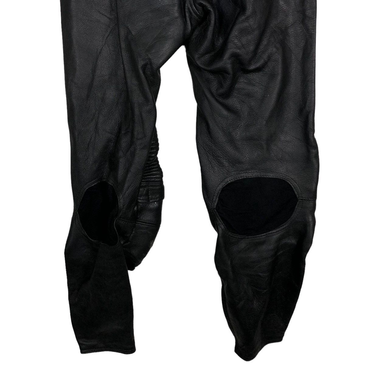 Genuine Leather 🔥90’s Vtg Biker Motor Cross Leather Pants Corin Motors Japan Size US 26 / EU 42 - 9 Thumbnail