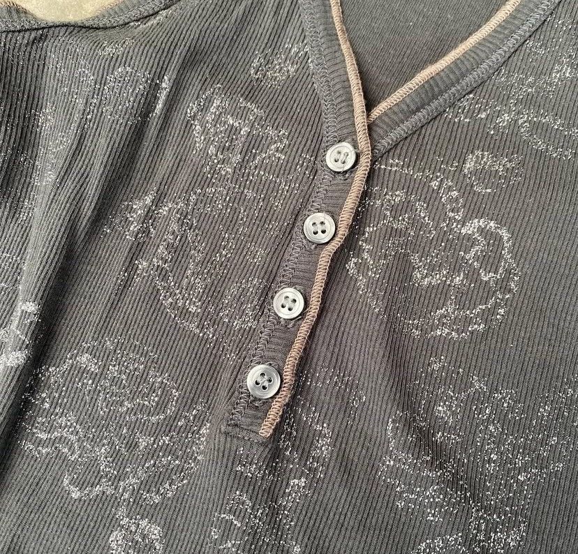 Marithe + Francois Girbaud Marithe Francois Girbaud tanktop sleeveless Y2K button Size S / US 4 / IT 40 - 3 Thumbnail
