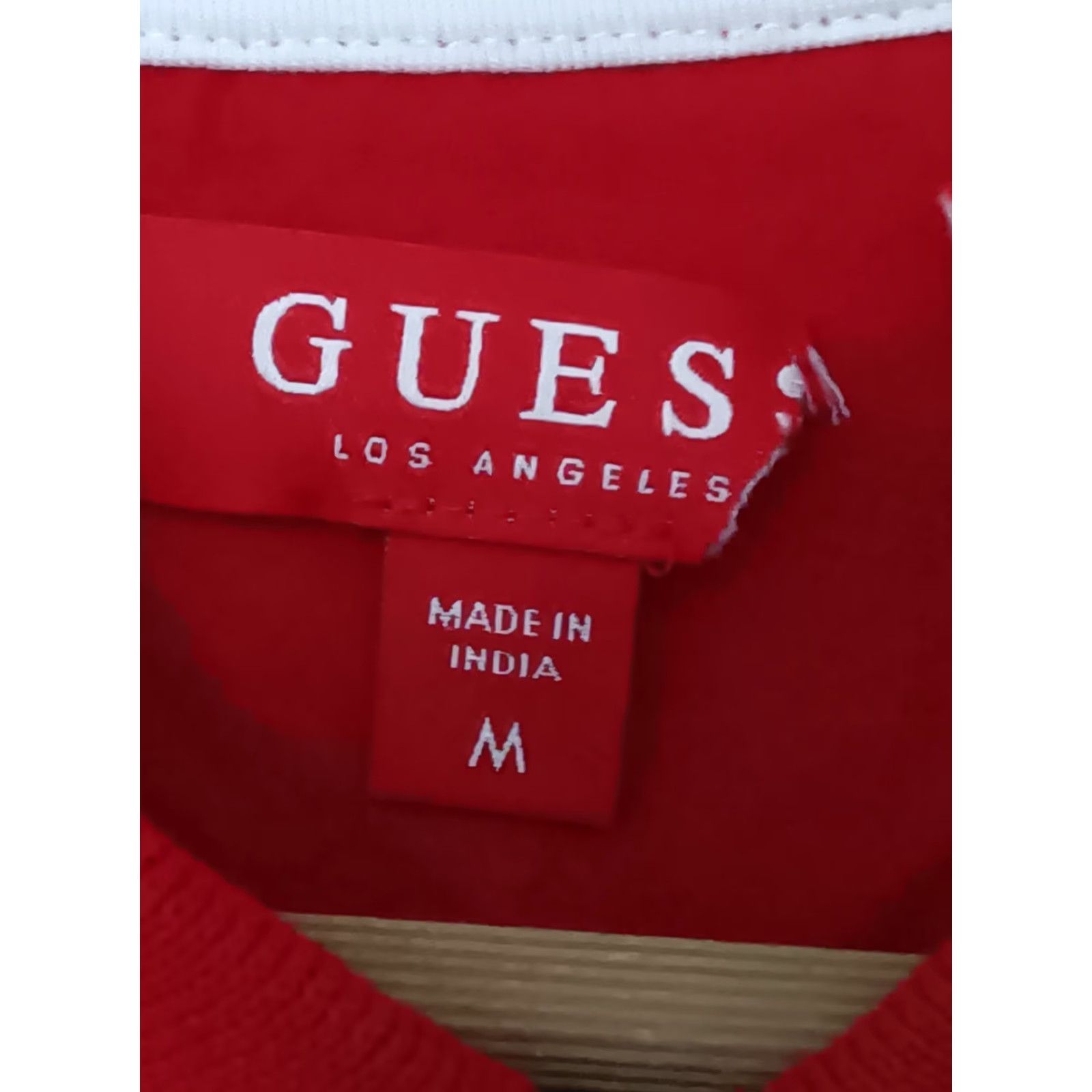 Guess GUESS Polo Shirt Men's Red Short Sleeve Collared 1/4 Zip T-Shirt M Size US M / EU 48-50 / 2 - 6 Thumbnail