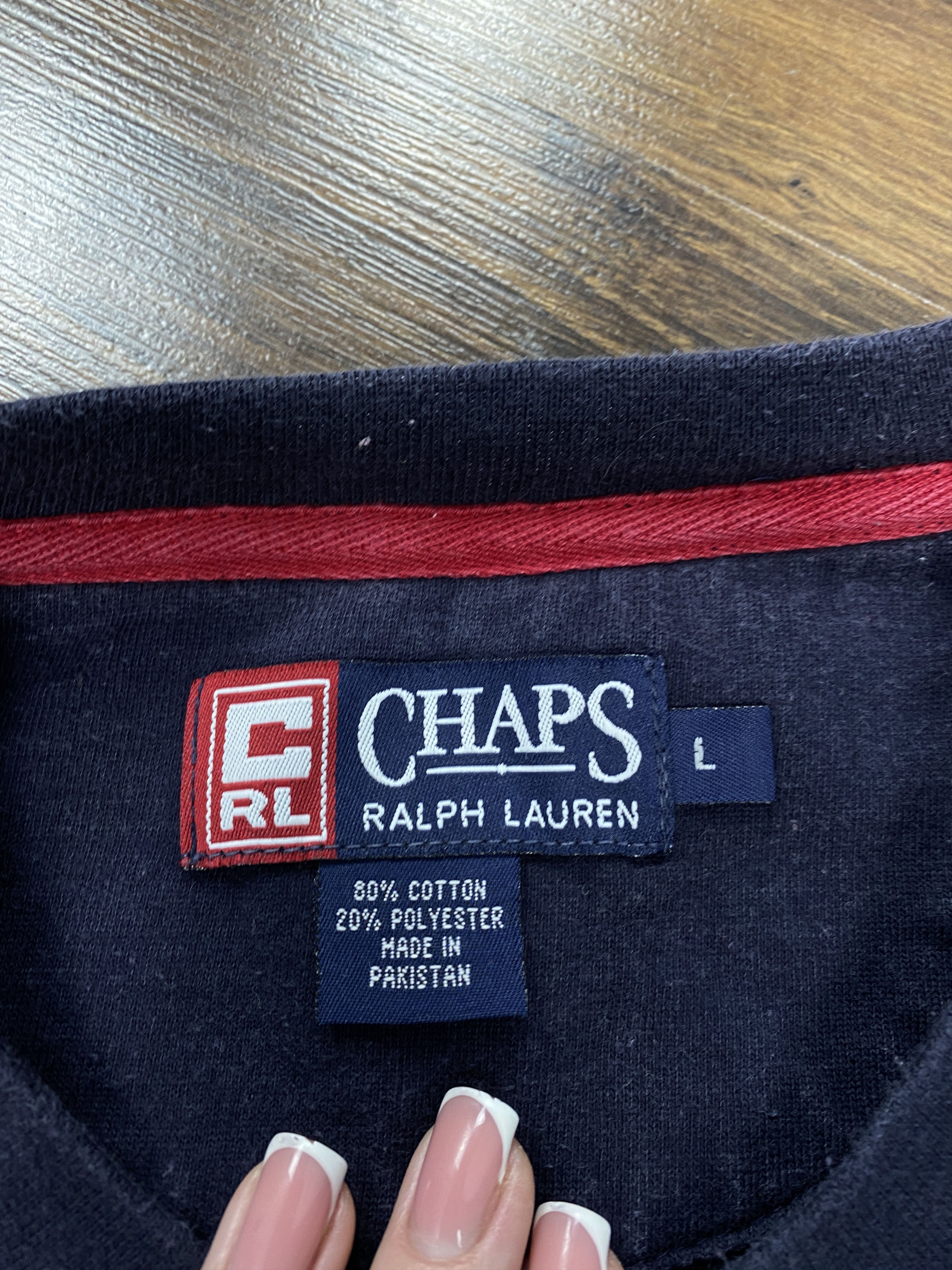 Chaps Ralph Lauren Chaps Polo Ralph Lauren 90s Vintage Mens Sweatshirt Size US L / EU 52-54 / 3 - 4 Thumbnail
