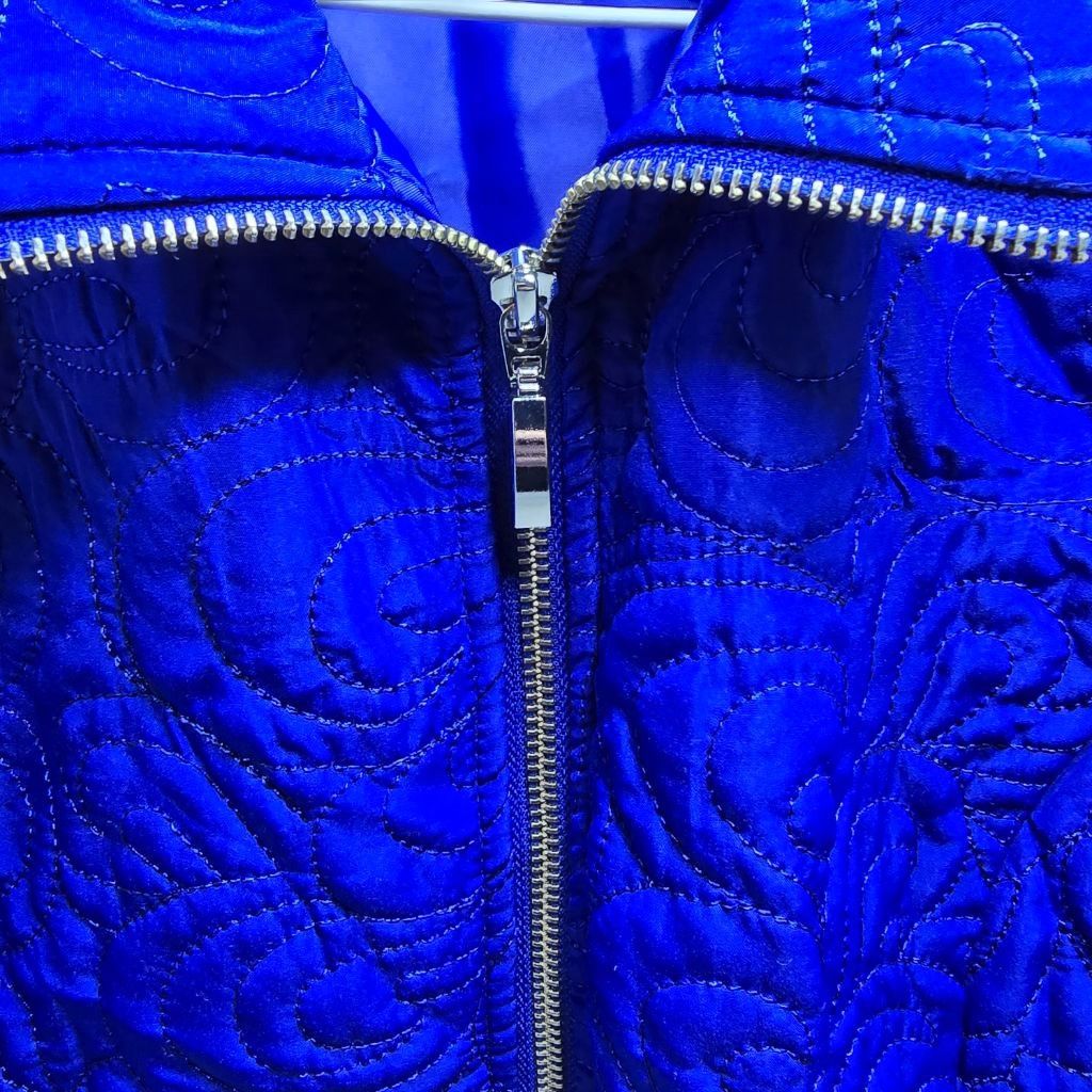 The Unbranded Brand Women's Christopher & Banks Blue Quilted Vest Petite P/L Size S / US 4 / IT 40 - 5 Thumbnail