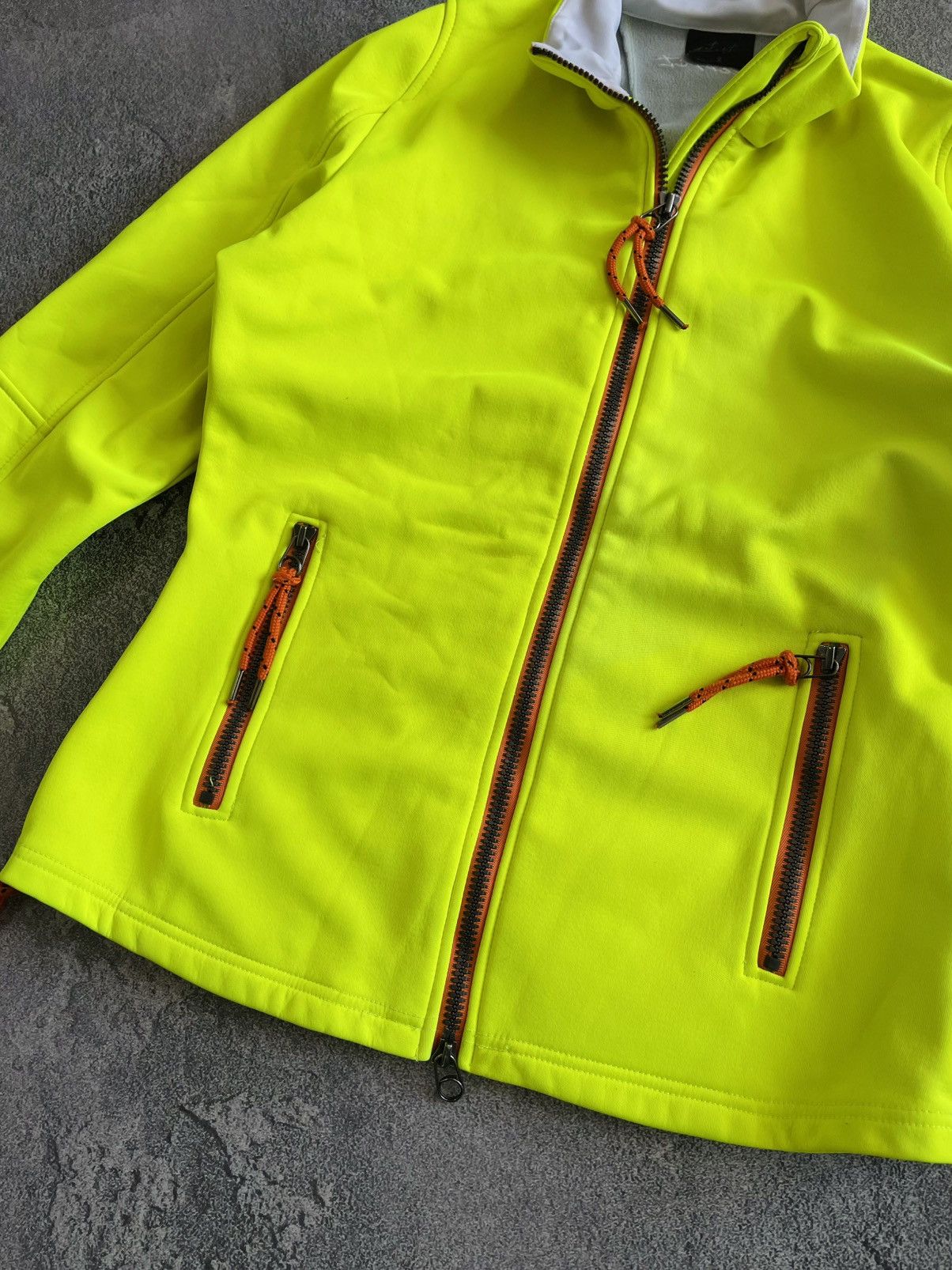 JET SET Women Green SoftShell Jacket Size 2 ( M ) Outdoor