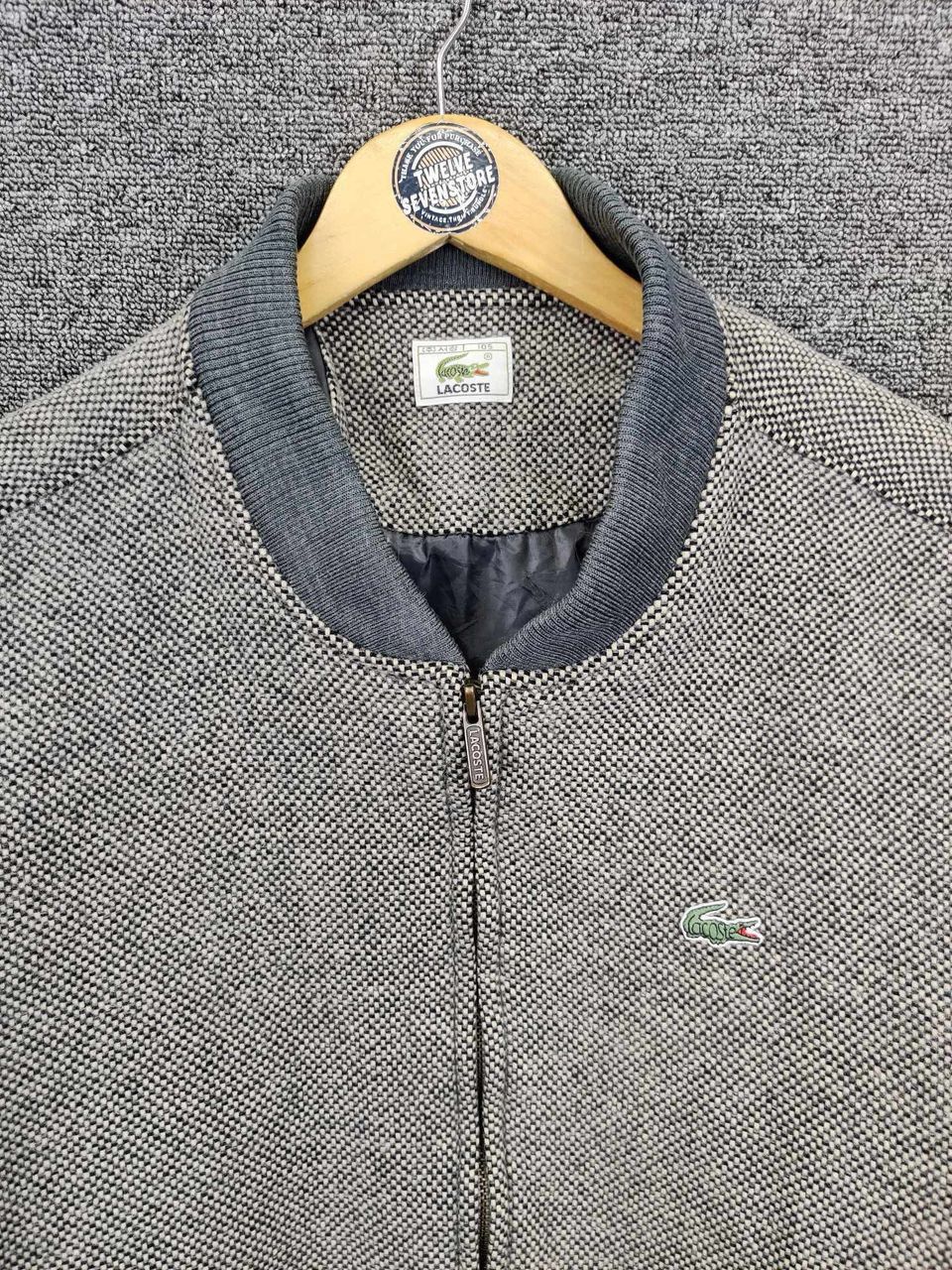 Lacoste Vintage Lacoste Crocodile Bomber Jacket Size US M / EU 48-50 / 2 - 9 Thumbnail
