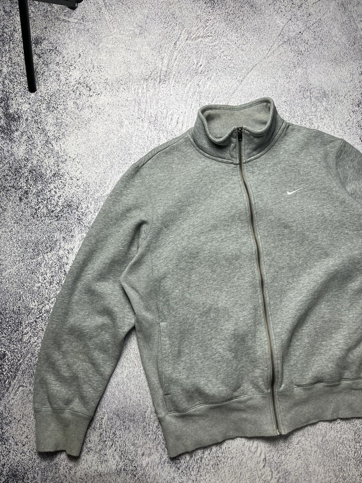 Nike × Vintage Vintage Nike Y2K Zip Up Hoodie Track Jacket Size US XL / EU 56 / 4 - 2 Thumbnail