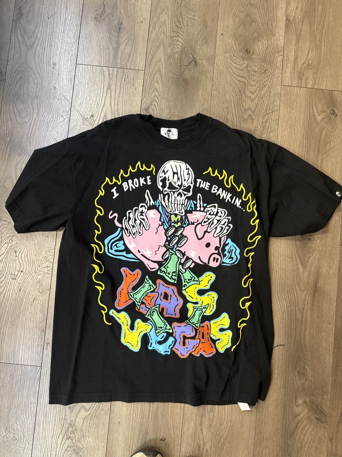 Warren Lotas Warren lotas break the bank Las Vegas T shirt black Size US XL / EU 56 / 4 - 1 Thumbnail