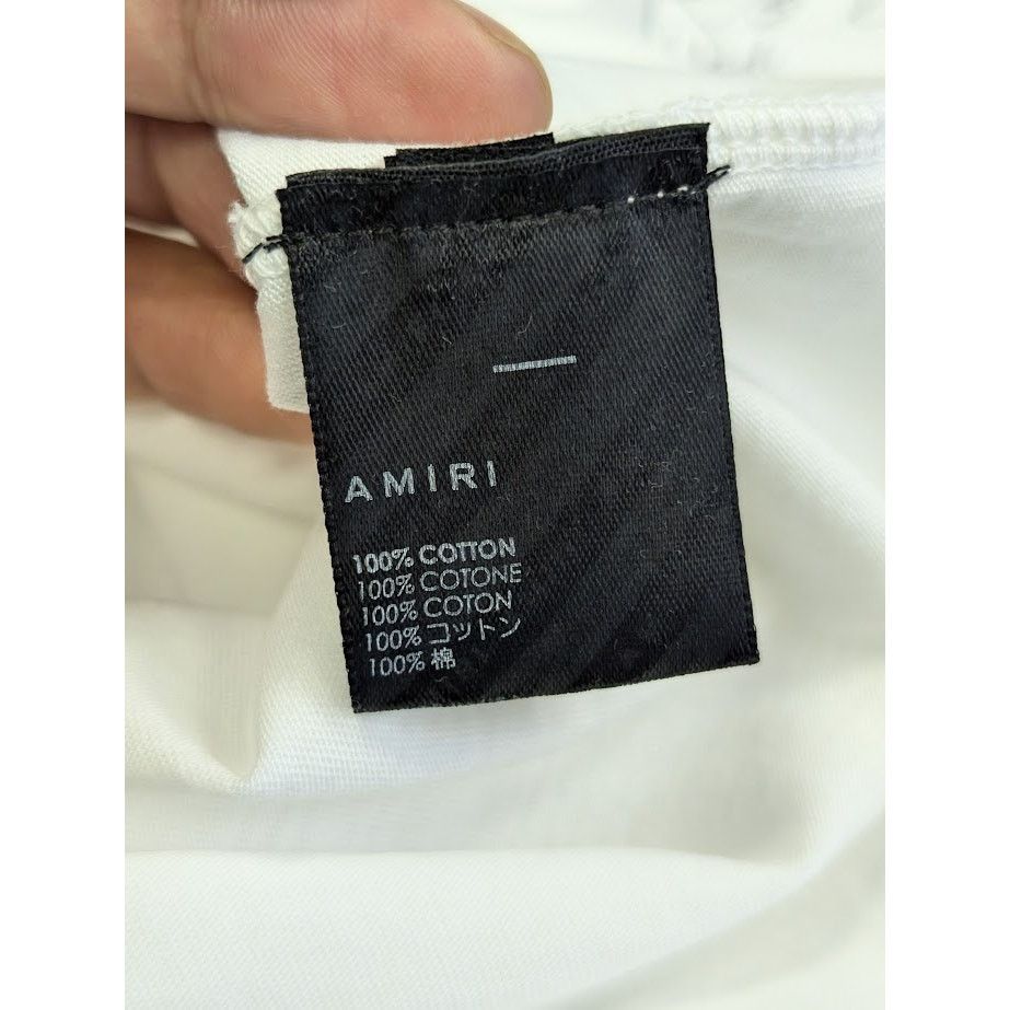 Amiri o1rshd1 Ma Paisley Short Sleeve T-Shirt in White Size US M / EU 48-50 / 2 - 20 Thumbnail