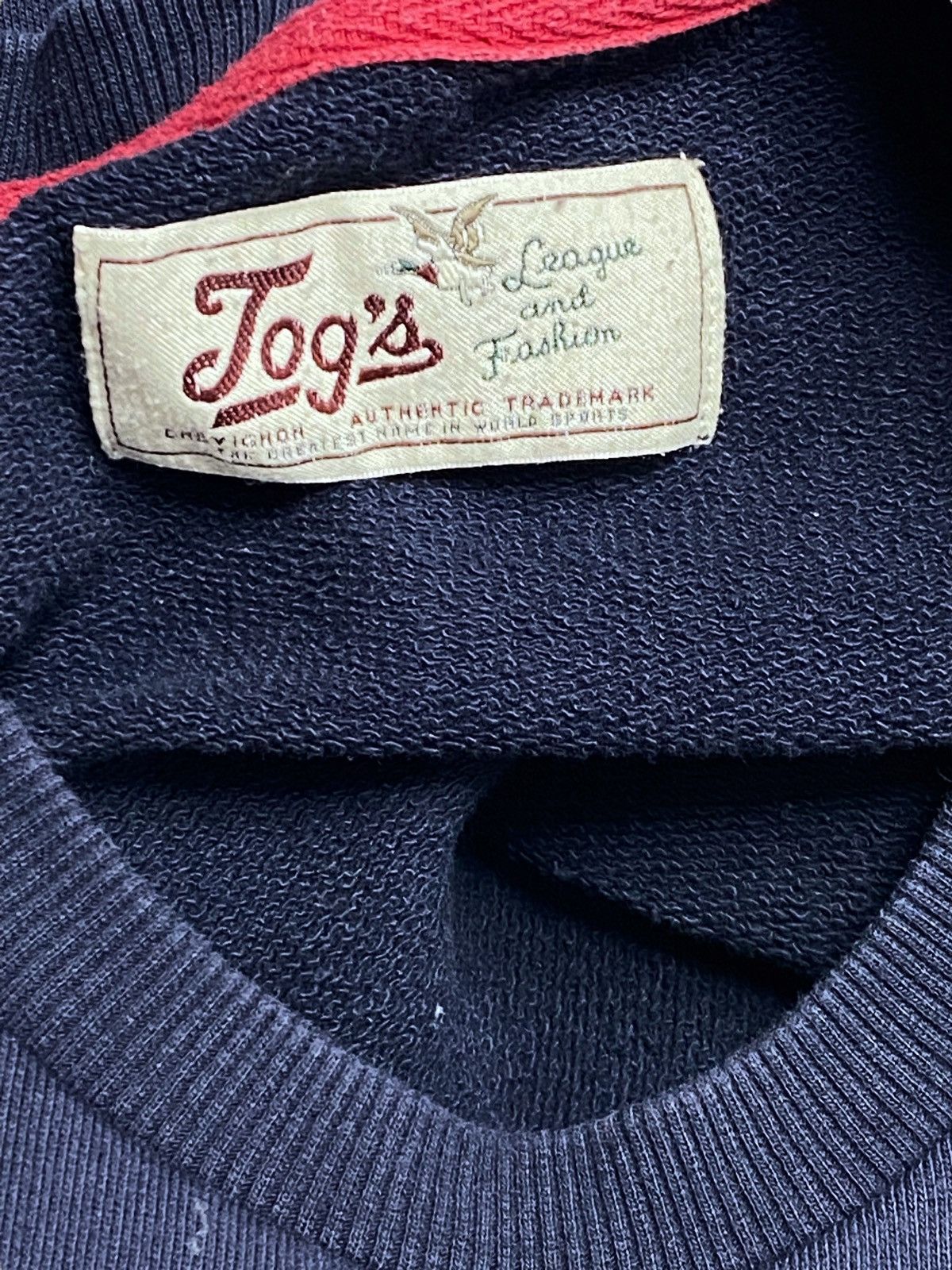 Hunter Vintage TOGS Chevington Navy Duck Sweatshirt Size US L / EU 52-54 / 3 - 3 Thumbnail