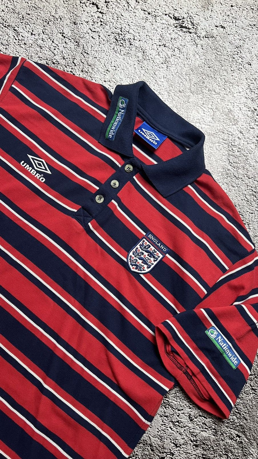 Umbro 2002-2004 England national football team umbro polo jersey Size US XL / EU 56 / 4 - 2 Thumbnail