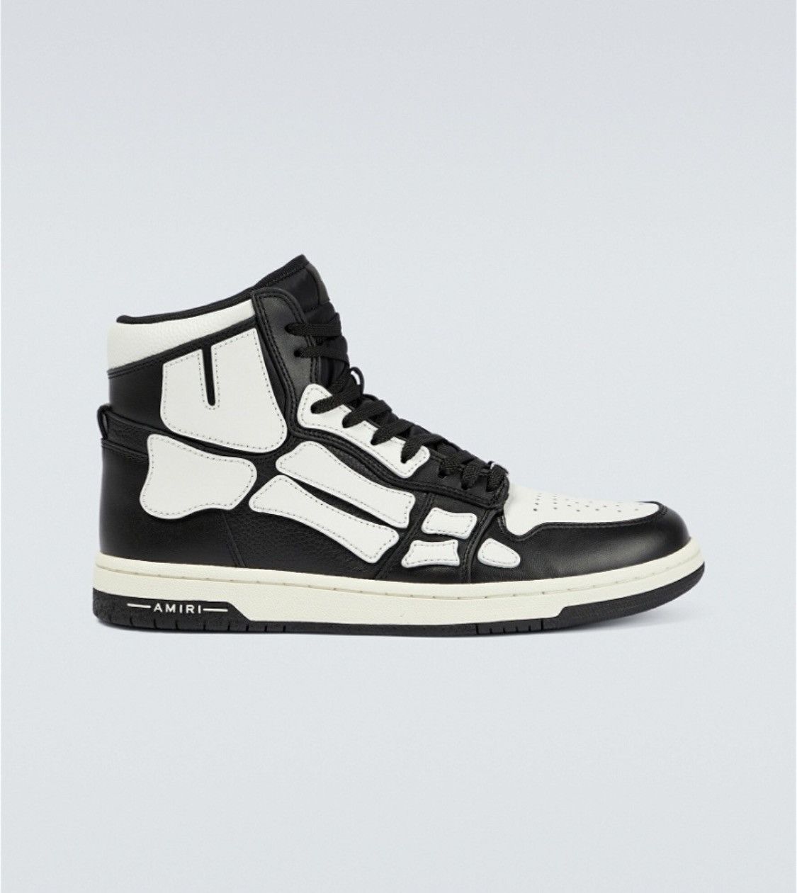Amiri Amiri - Skeleton high-top leather sneakers Size US 9 / EU 42 - 1 Thumbnail