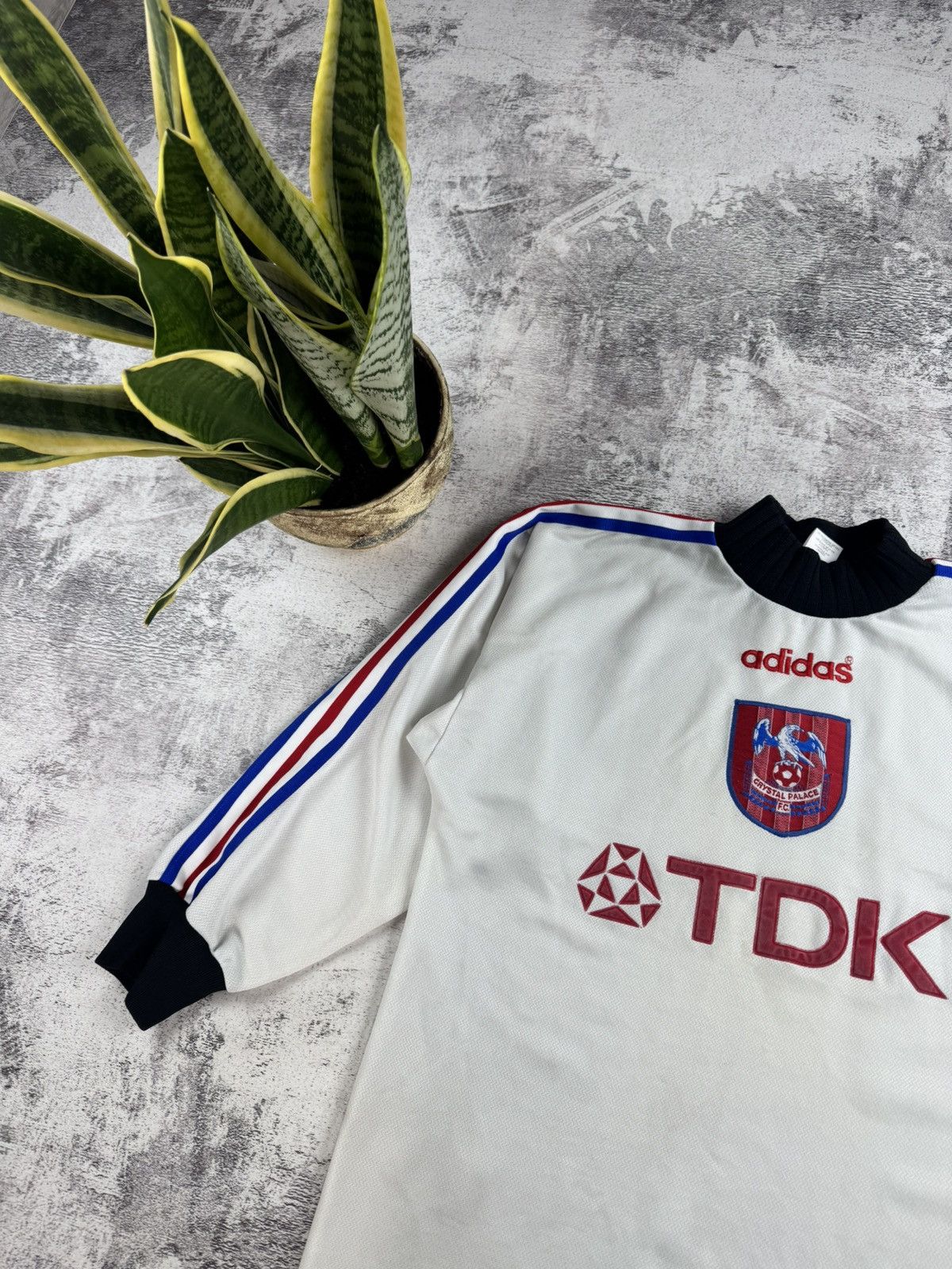 Adidas Crystal Palace 1996/1997 Goalkeeper GK Soccer Football T Shirt Jersey Longsleeve Size US S / EU 44-46 / 1 - 5 Thumbnail