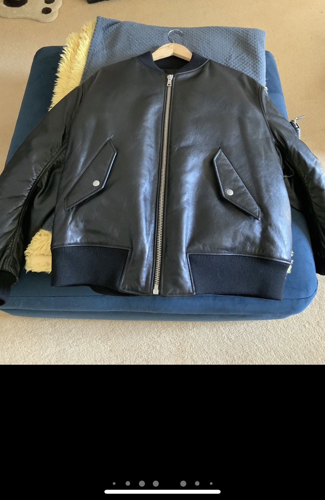 Prada Prada Leather Bomber Jacket Size US M / EU 48-50 / 2 - 7 Thumbnail