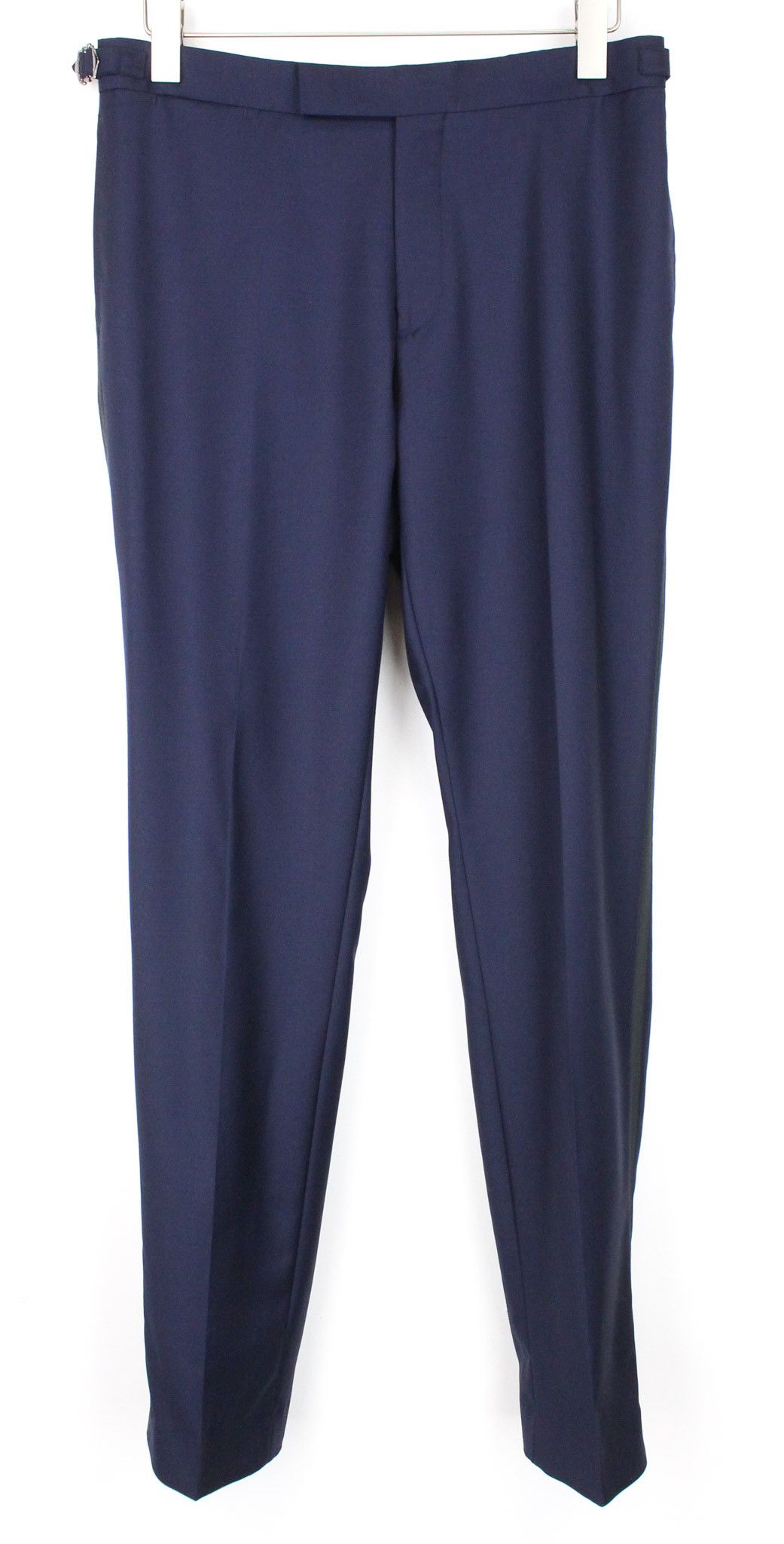 Suitsupply LAZIO UK42R Blue Wool S130 3 Piece Suit 67636 Size 42R - 8 Thumbnail