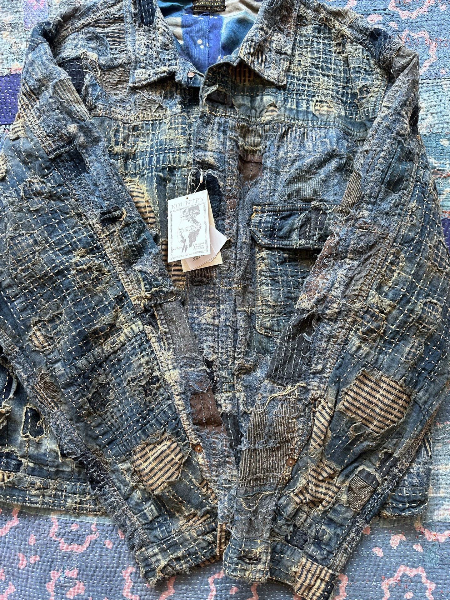 Kapital kapital boro patchwork jacket 5 (US) Size US XXL / EU 58 / 5 - 4 Thumbnail