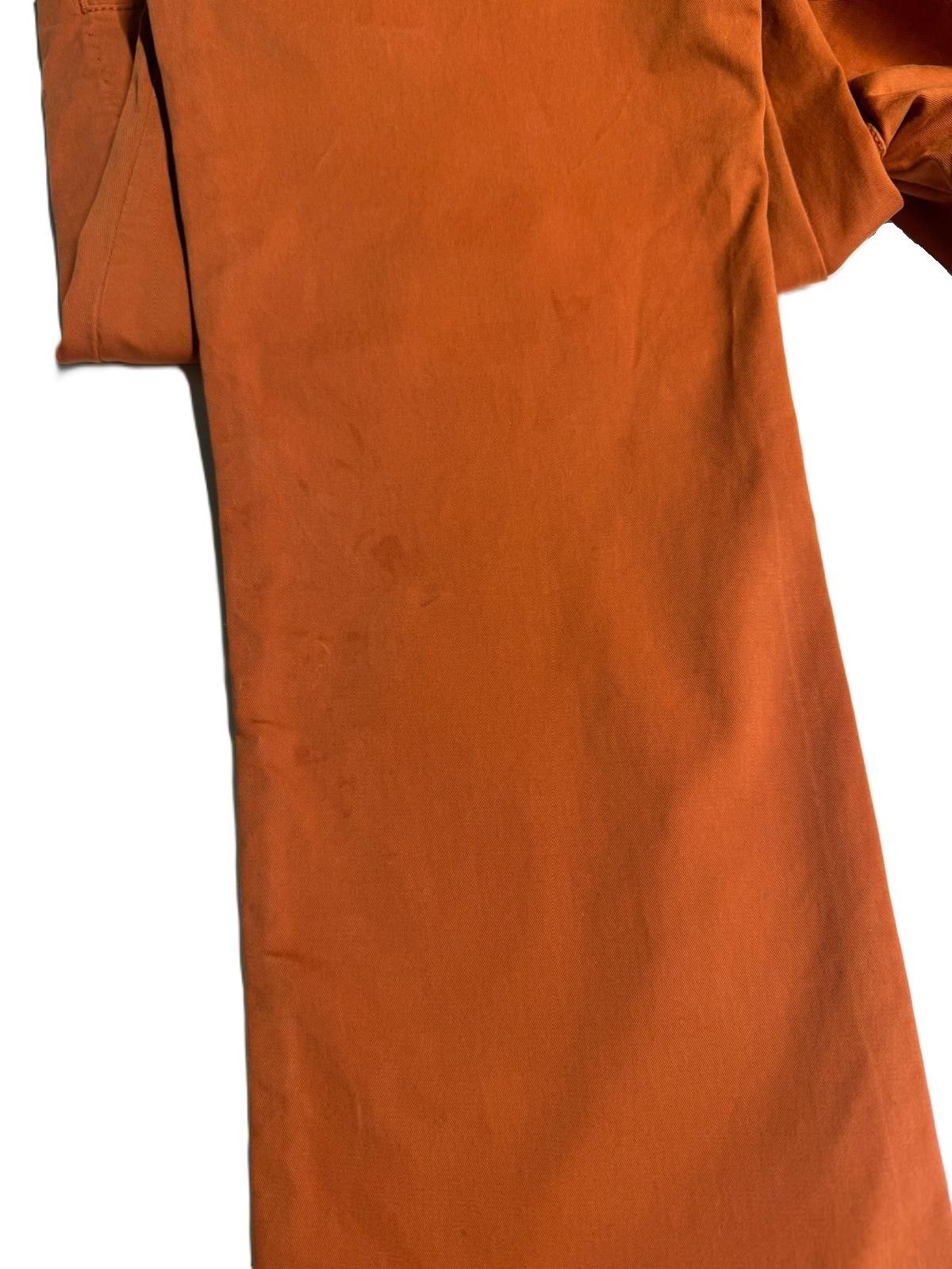 Nudie Jeans KHAKI SLIM W31/L32 Warm Orange Chino Trousers 84349 Size US 31 - 9 Thumbnail