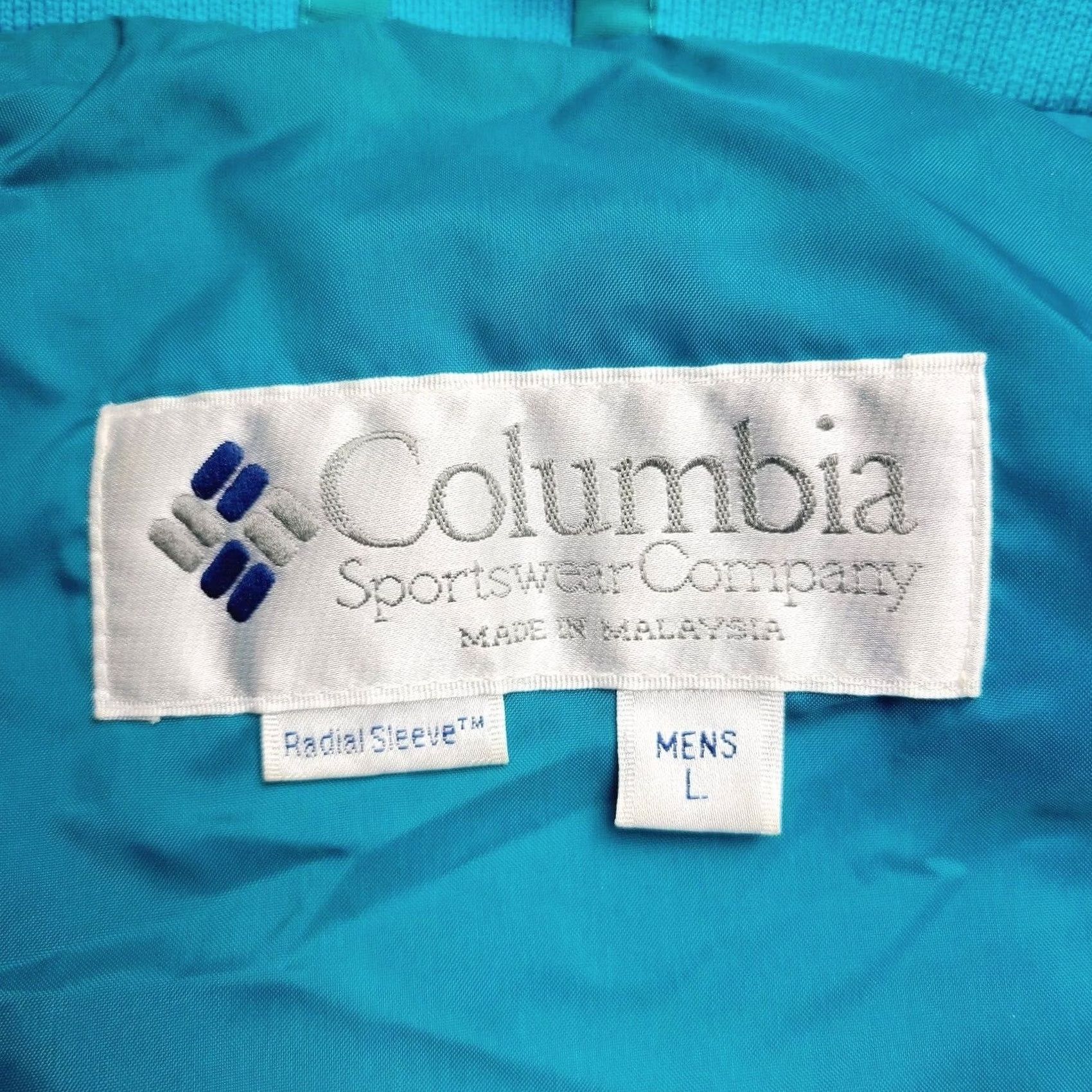 Etro VTG Columbia Bugaboo Windbreaker Jacket Men’s L Nylon 90s Blue Green Zip Regular Travel Hiking Workwear Mens Size US L / EU 52-54 / 3 - 5 Thumbnail