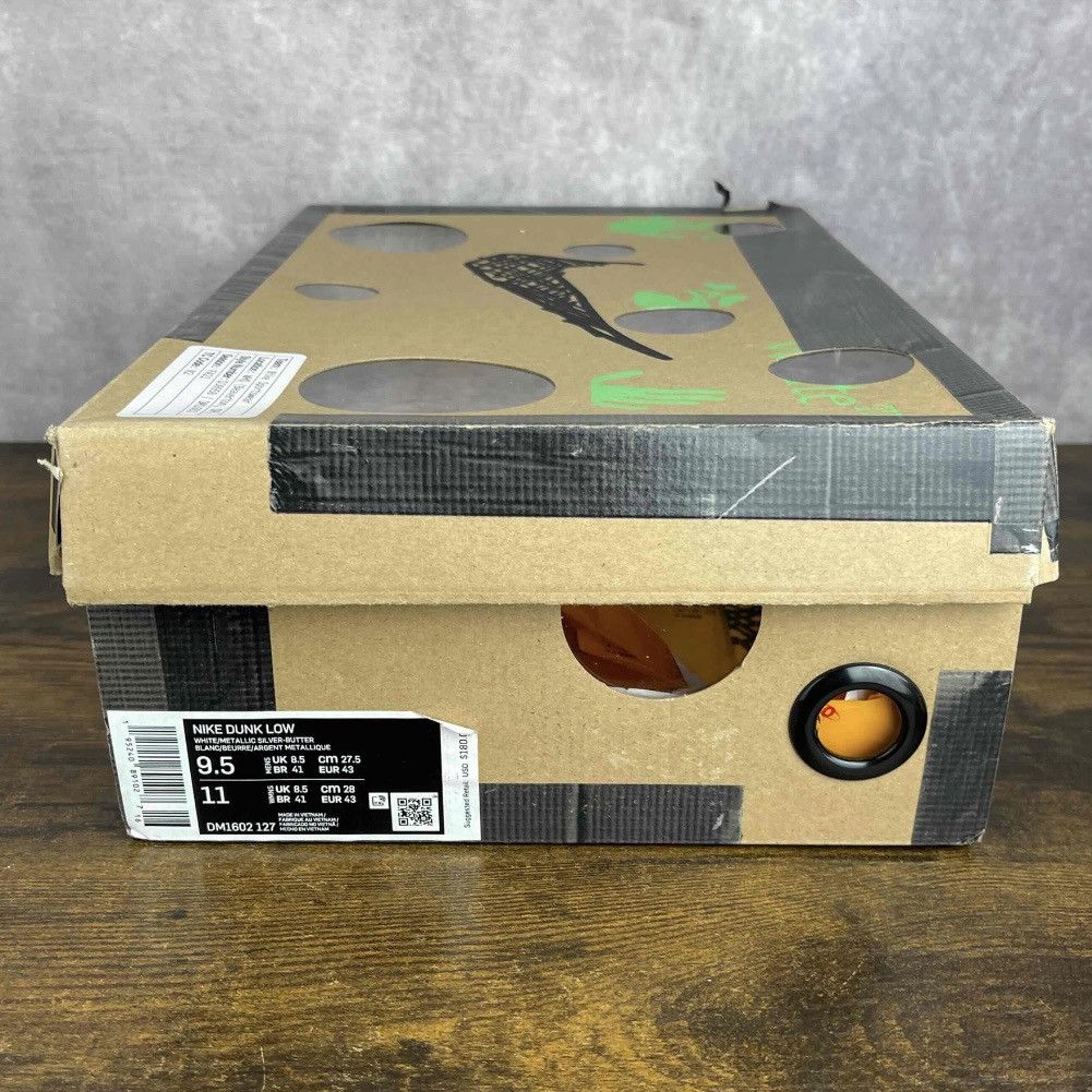 Nike × Off-White Nike Dunk Low x Off-White Lot 01 of 50 DM1602-127 White Rare Size US 9.5 / EU 42-43 - 9 Thumbnail