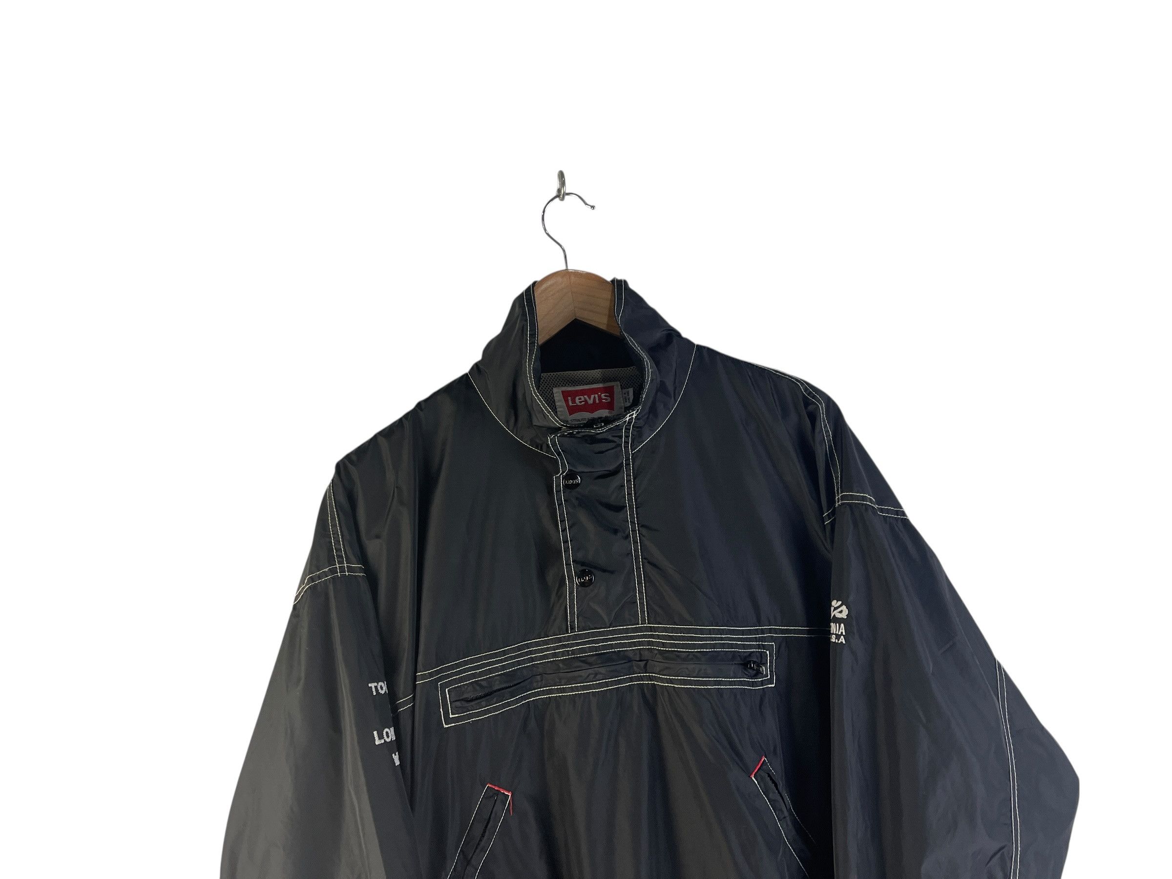 Levi's Vintage Levi’s Y2K Pullover Windbreaker Anorak Jacket Size US L / EU 52-54 / 3 - 3 Thumbnail