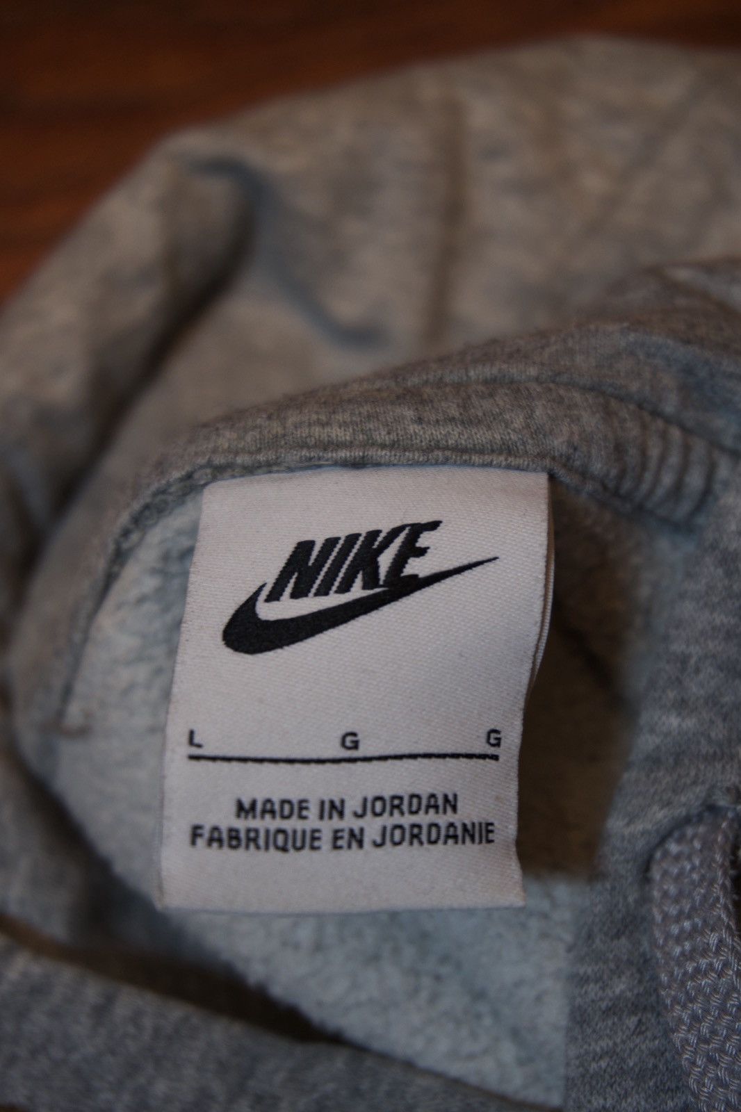 Nike Nike Grey Hoodie Size L Men’s Size US L / EU 52-54 / 3 - 3 Thumbnail