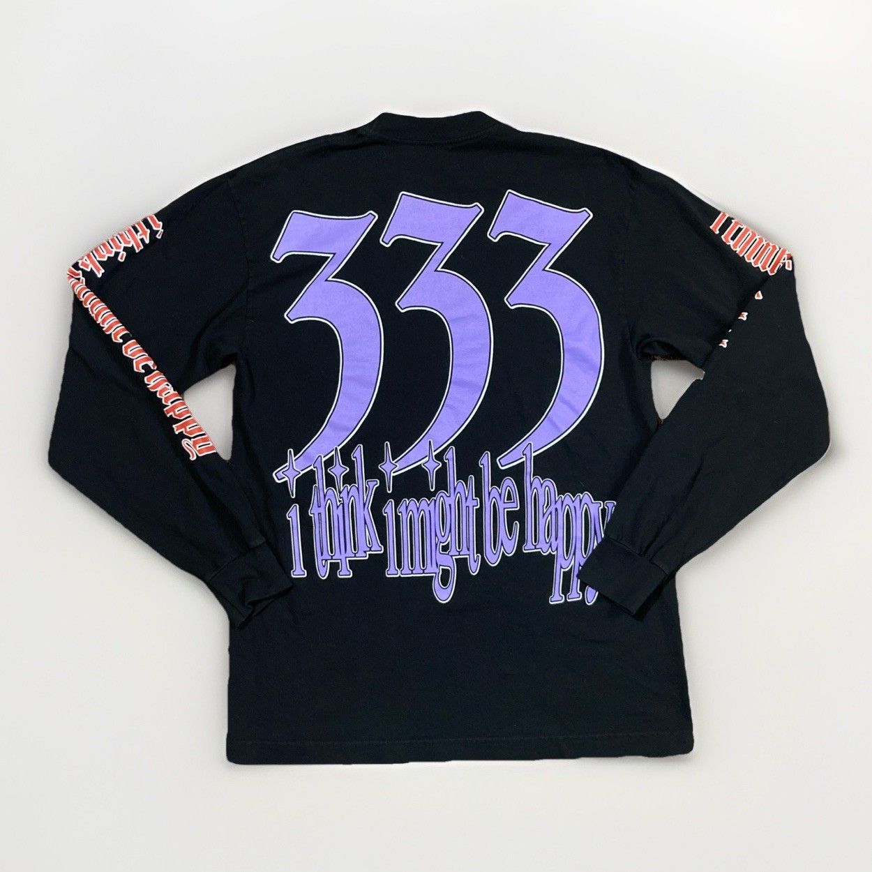 Half Evil Half Evil 333 Hateful “ I Think I Might Be Happy” LS Sz Med Size US M / EU 48-50 / 2 - 2 Thumbnail