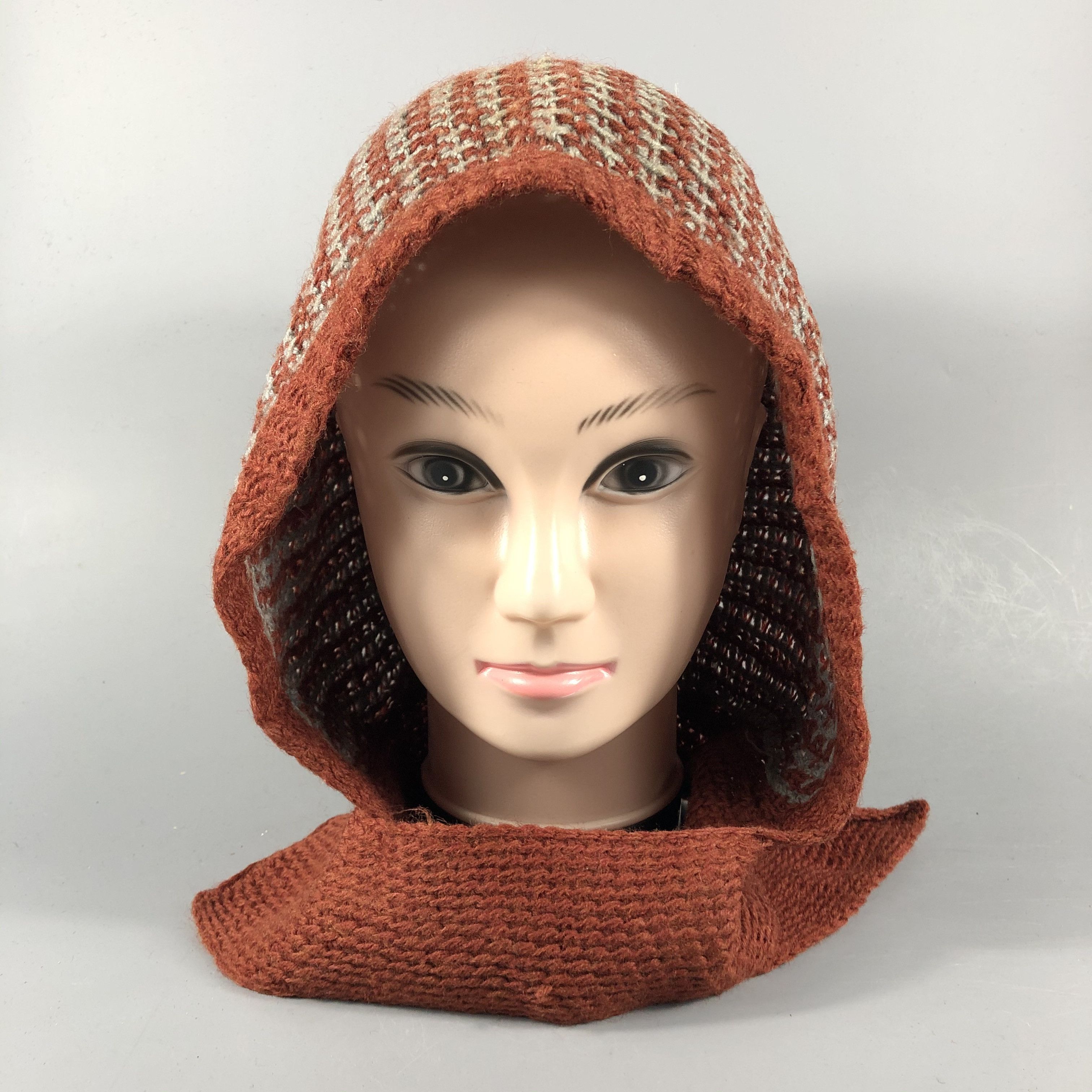 Japanese Brand Japanese Brand Cowl Beanie Hat Size ONE SIZE - 1 Thumbnail