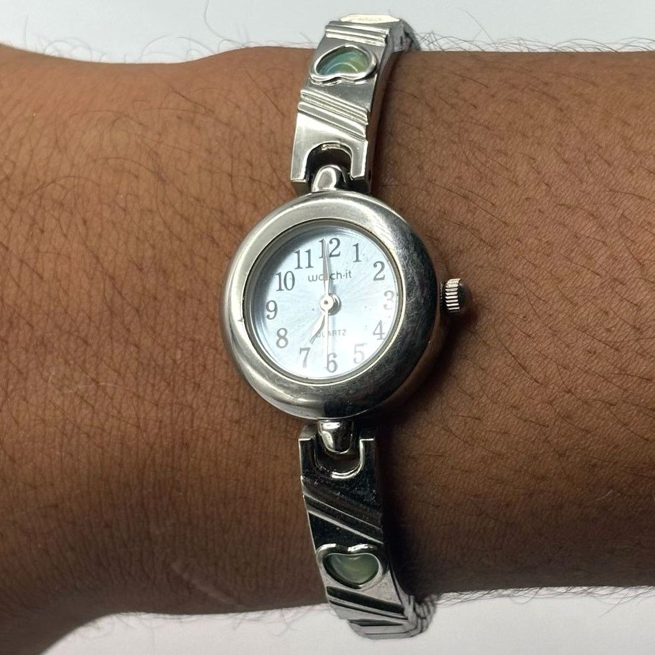 Other Silver & Blue Heart Watch Size ONE SIZE - 1 Thumbnail