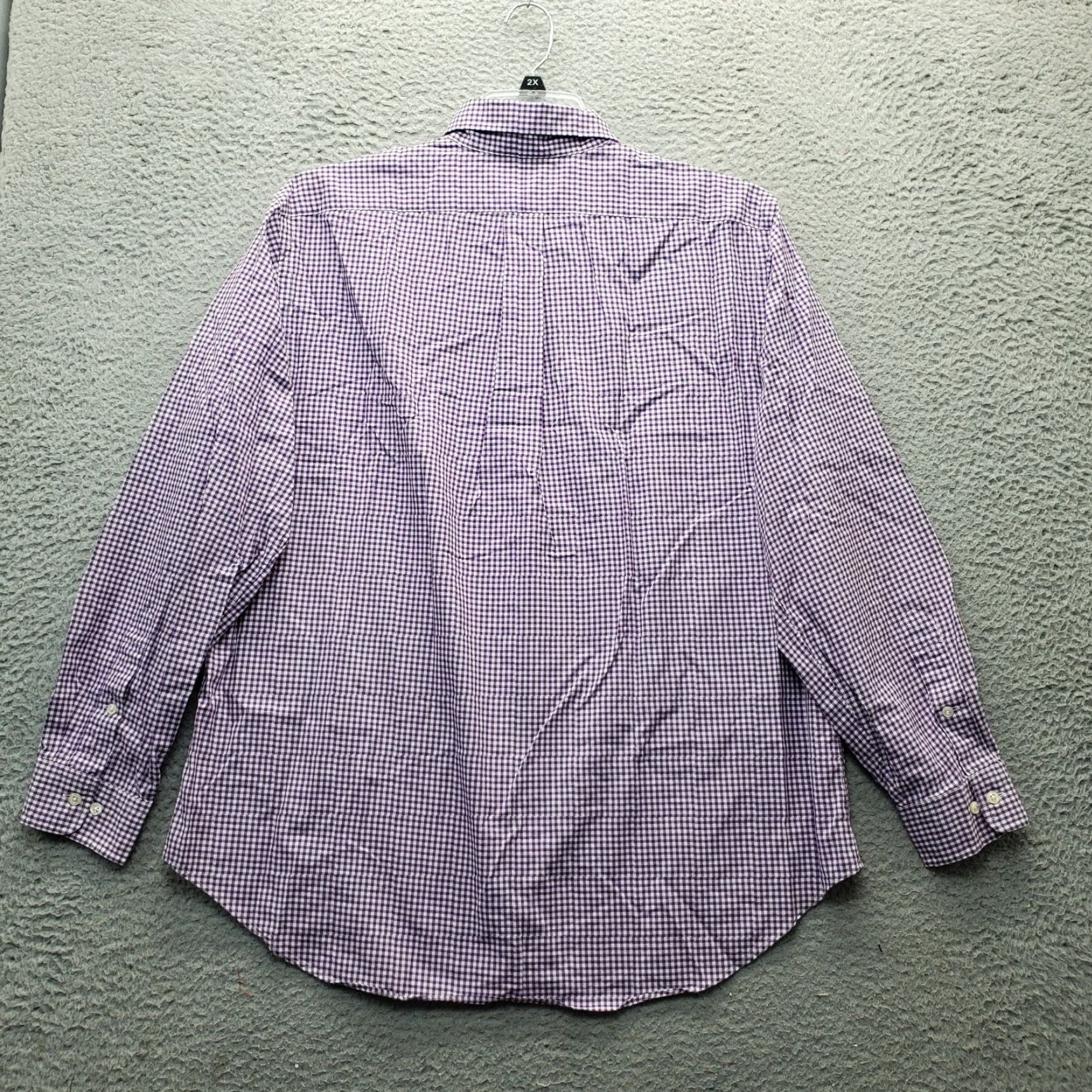 Ralph Lauren Ralph Lauren Dress Shirt Mens 16.5 Multi Gingham Classic Fit Button Up Pony Logo Shirt Mens Size 16.5 Multicolor Gingham Classic Mens Size 46R - 2 Thumbnail