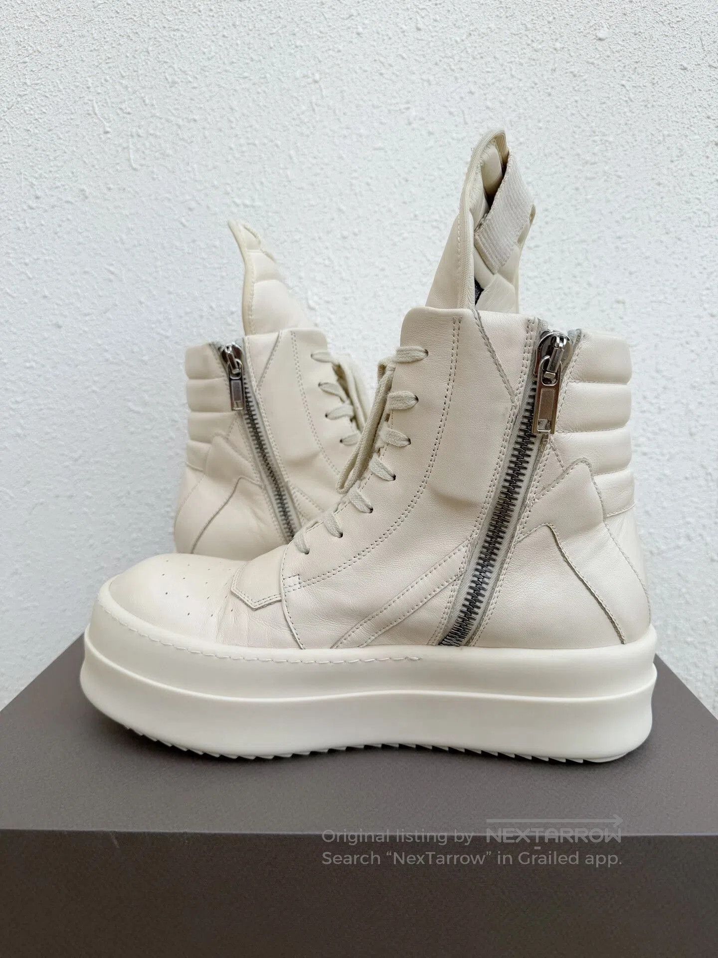 Rick Owens Rick Owens Bumper High-Top White Platform. Size US 8 / EU 41 - 6 Thumbnail