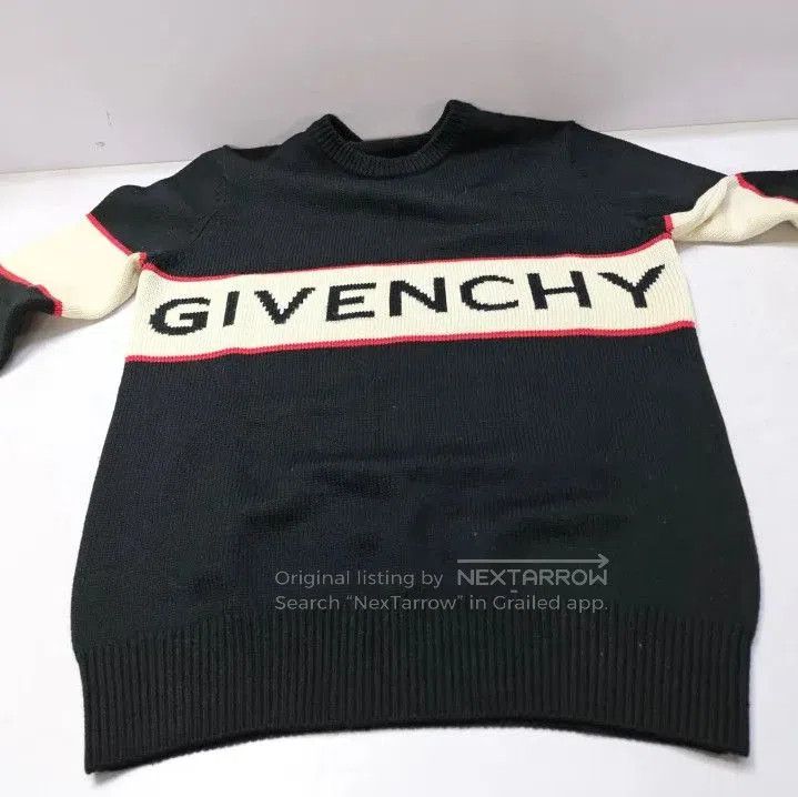 Givenchy Givenchy Men's Logo Intarsia Knit Sweater. Size US S / EU 44-46 / 1 - 7 Thumbnail