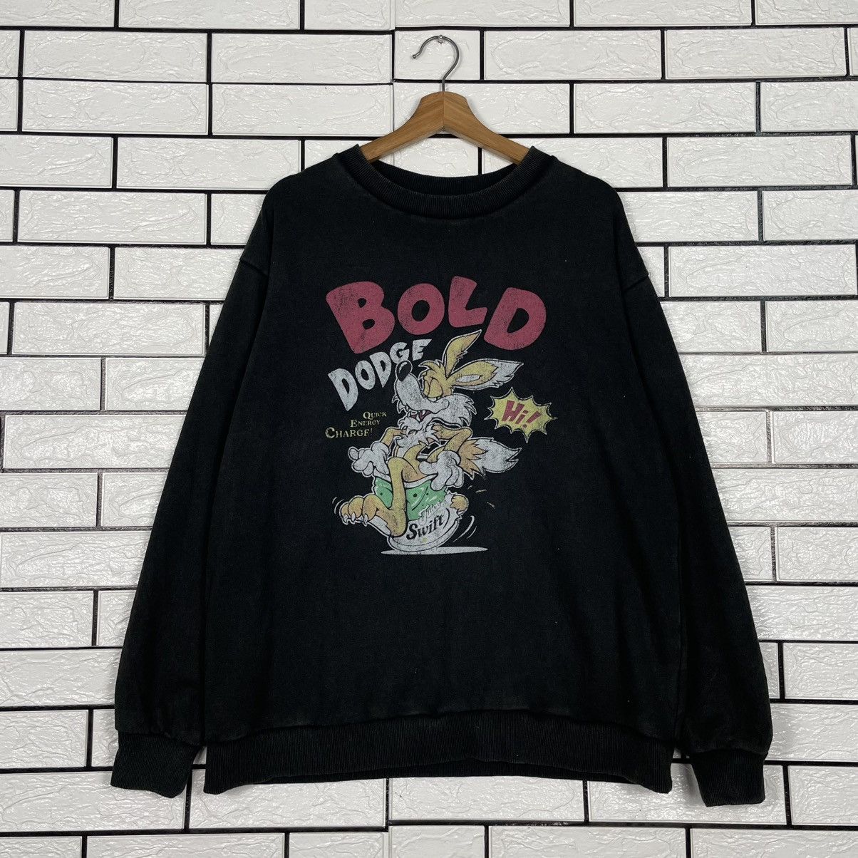 Japanese Brand Bold Dodge Big Print Crewneck Sweatshirt Size US M / EU 48-50 / 2 - 1 Thumbnail