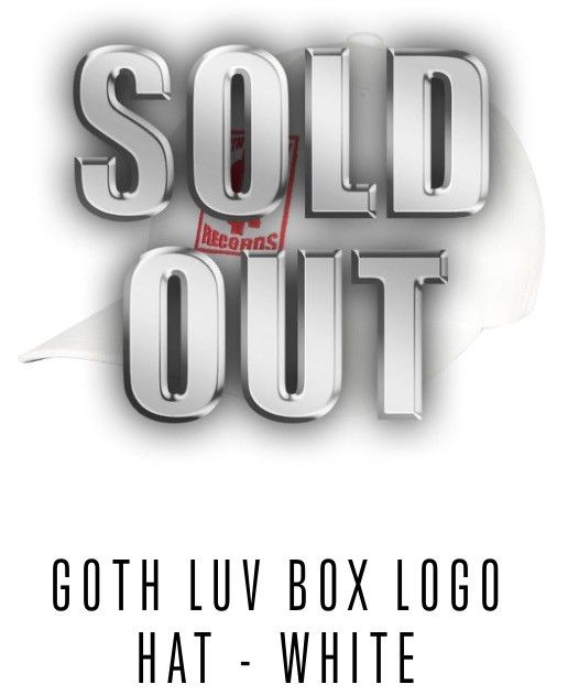 Goth Money Goth Money Valentine's Exclusive "Goth Luv" Box Logo Hat Size ONE SIZE - 6 Thumbnail
