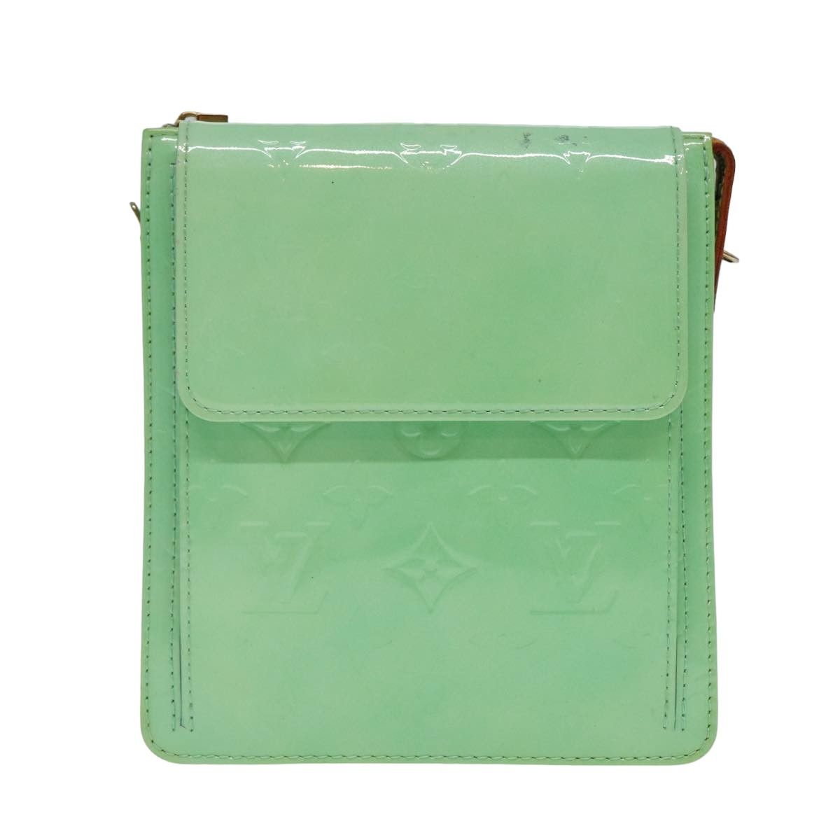 Mott Blue Patent Leather Clutch Bag (Pre-Owned)