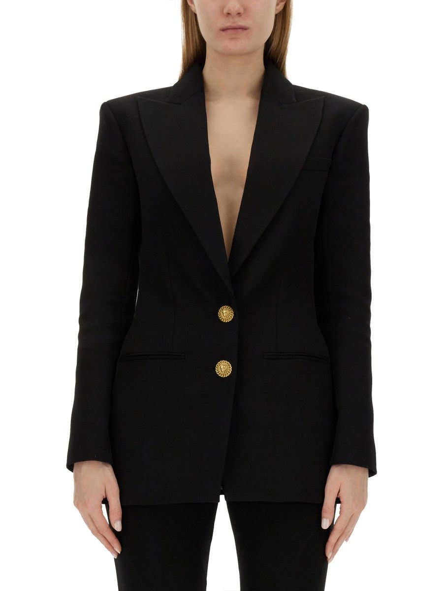 Balmain o1y0525 Blazer in Black Size XS / US 0-2 / IT 36-38 - 1 Thumbnail