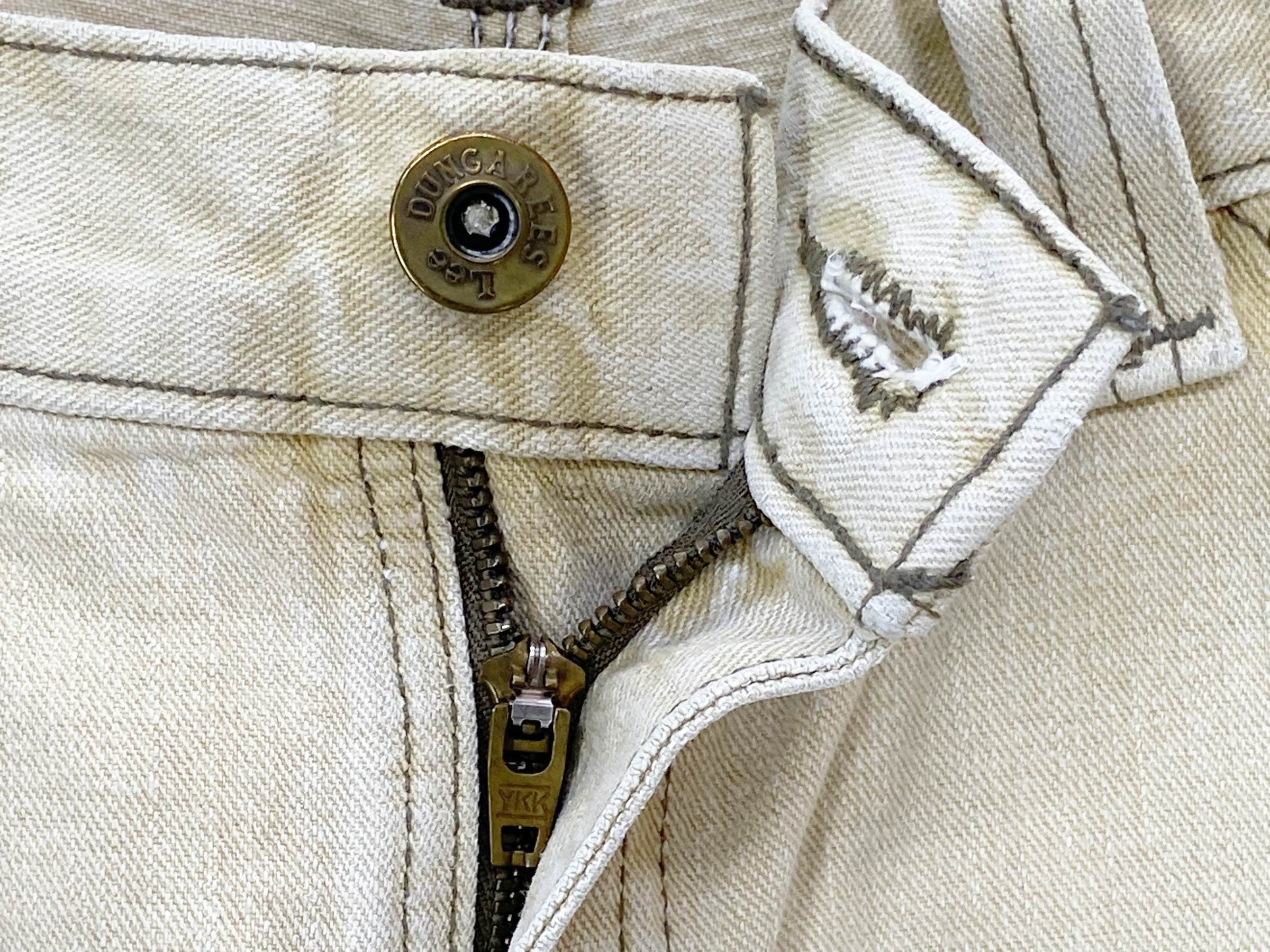 Japanese Brand Vintage Lee Carpenter Light Wash Denim Jeans Size US 35 - 4 Thumbnail