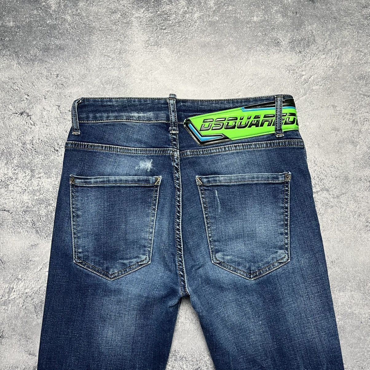 Dsquared2 Vintage Dsquared2 Distressed Denim Blue Jeans Italy Size 32" / US 10 / IT 46 - 15 Thumbnail